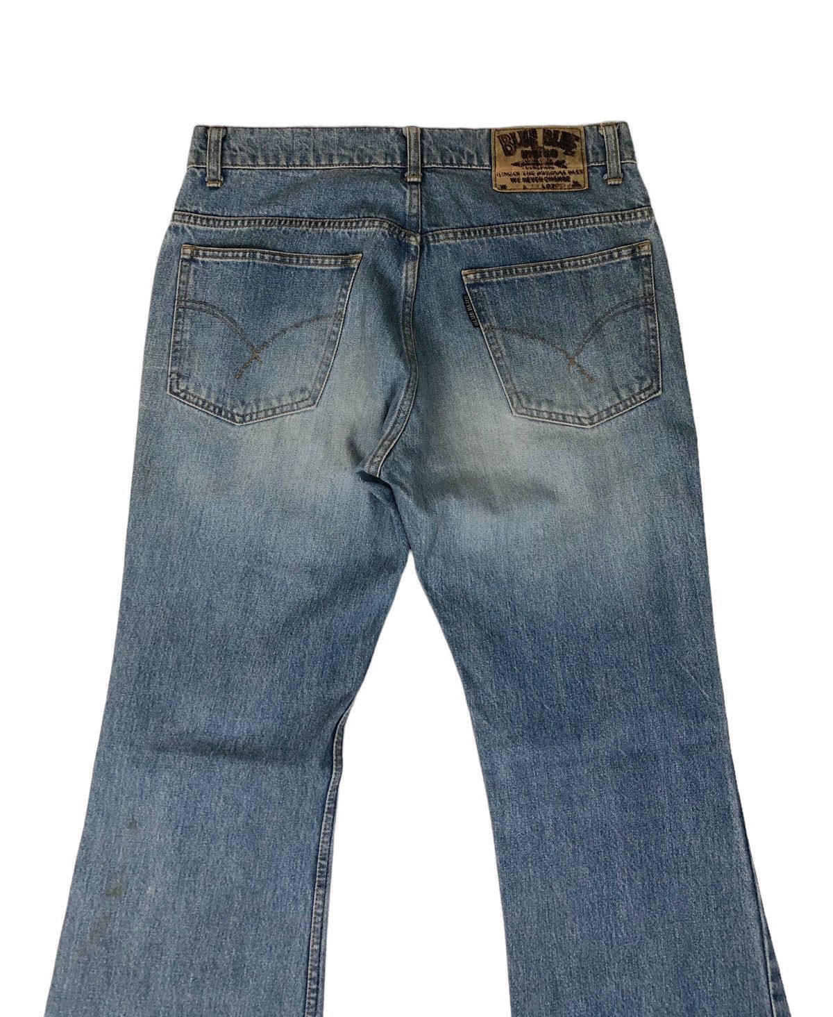 Blue Blue Japan Super Flared Blue Blue Japan Denim Jeans Size US 31 - 8 Thumbnail