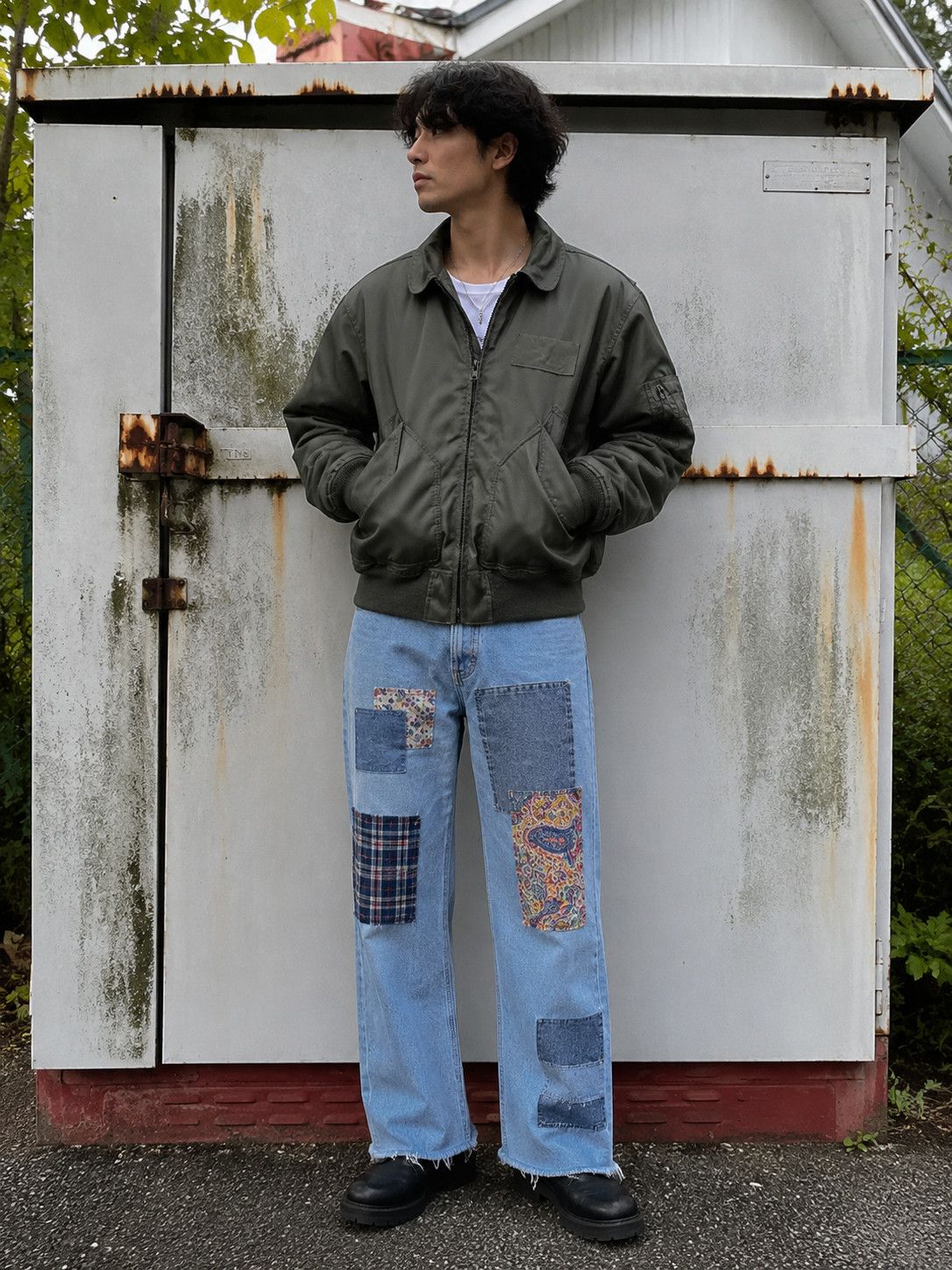 Vintage 🪖Vintage MA-1 Man Intermediate Bomber Jacket By Houston Size US L / EU 52-54 / 3 - 1 Thumbnail