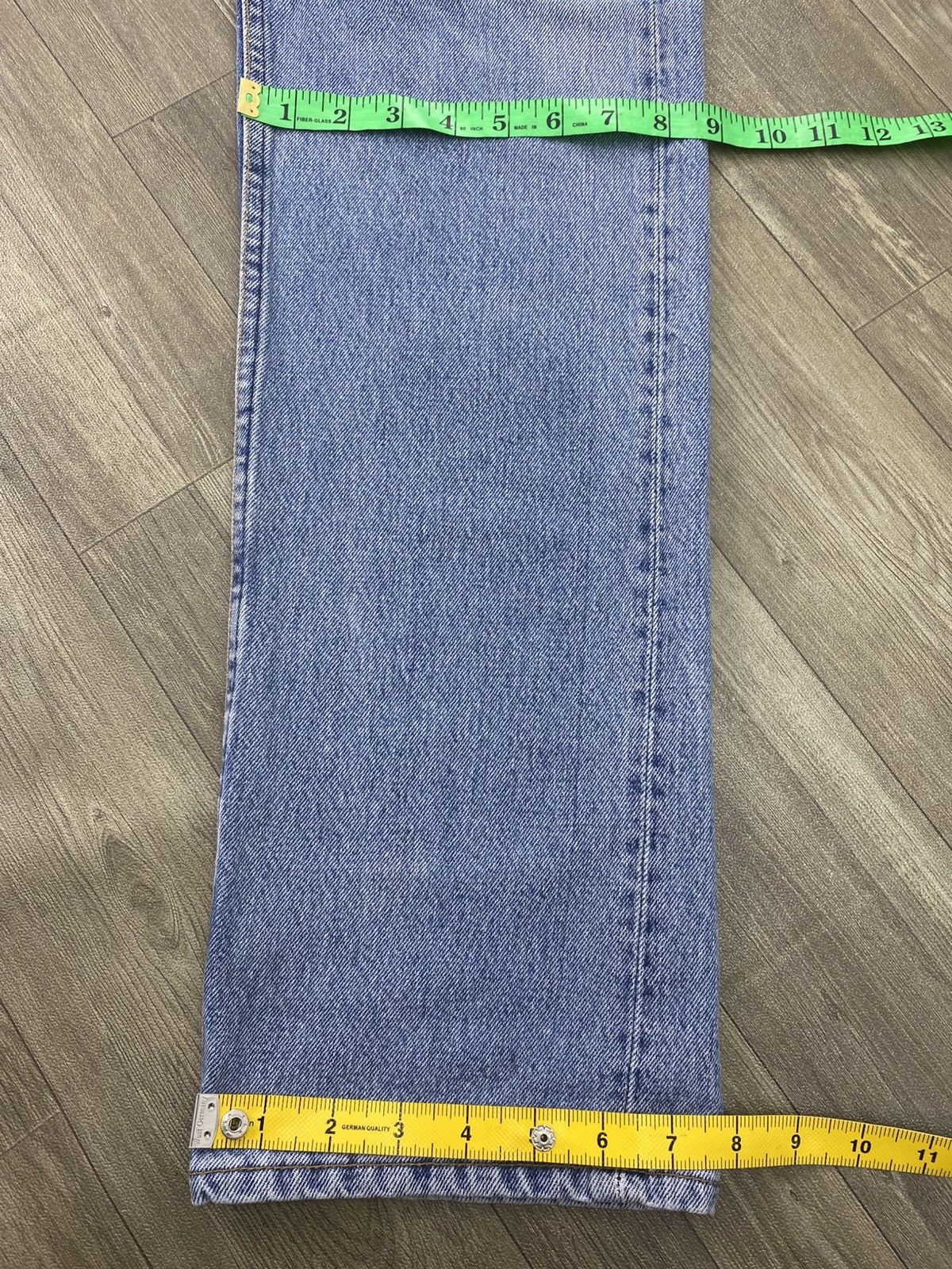 Levi's Vintage Clothing 🇺🇸1990s Vintage Levis 501 USA Straight 33x36 Light Blue Jeans Size US 30 / EU 46 - 16 Thumbnail