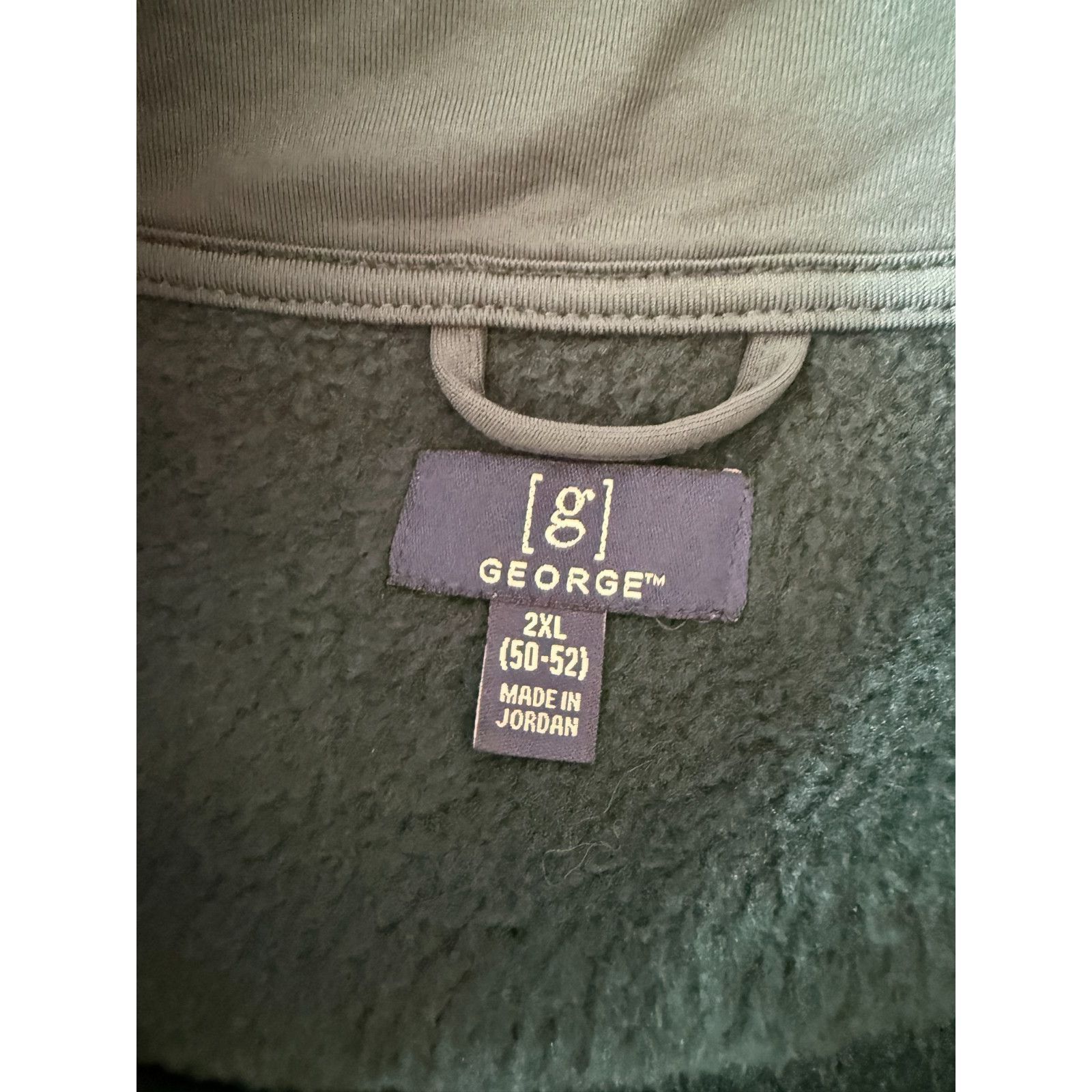 George George Mens 2XL Gray Heather Vest Lightweight Full Zip Flee Size US XXL / EU 58 / 5 - 3 Thumbnail
