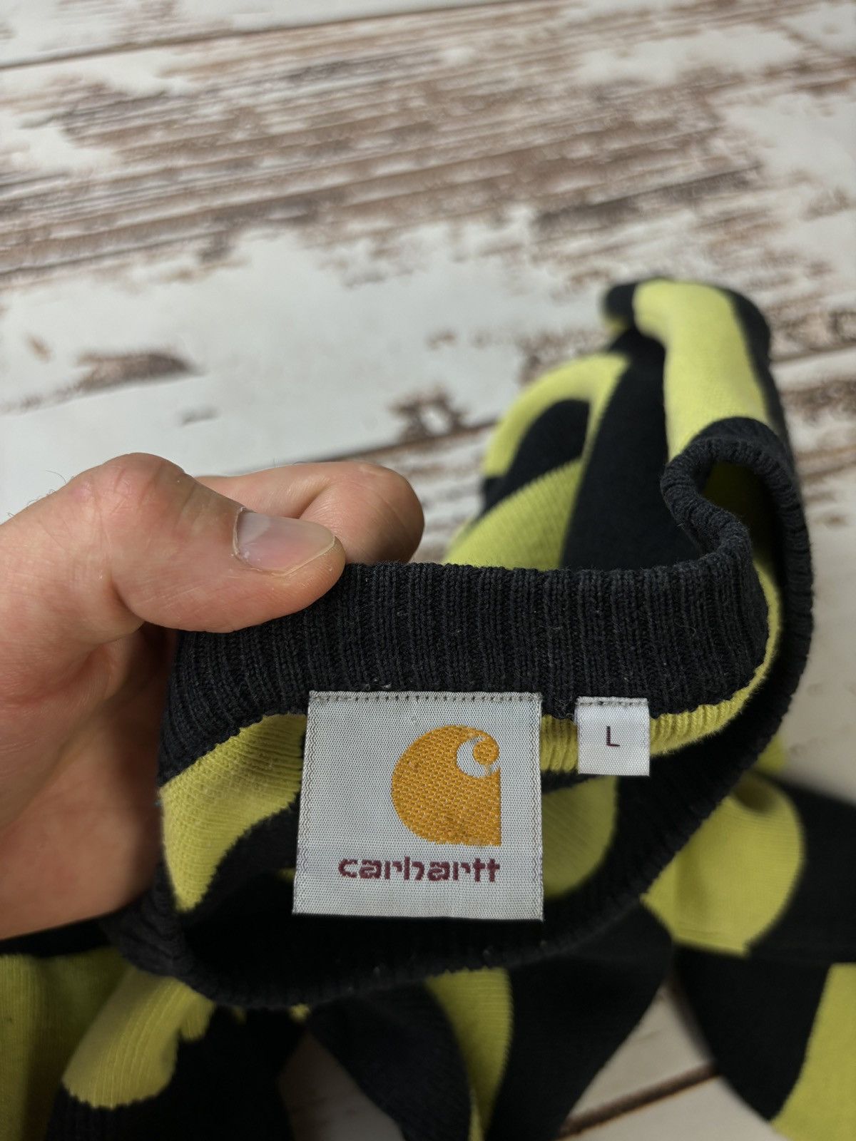 Carhartt Carhartt Vintage Striped Sweater Size US L / EU 52-54 / 3 - 6 Thumbnail