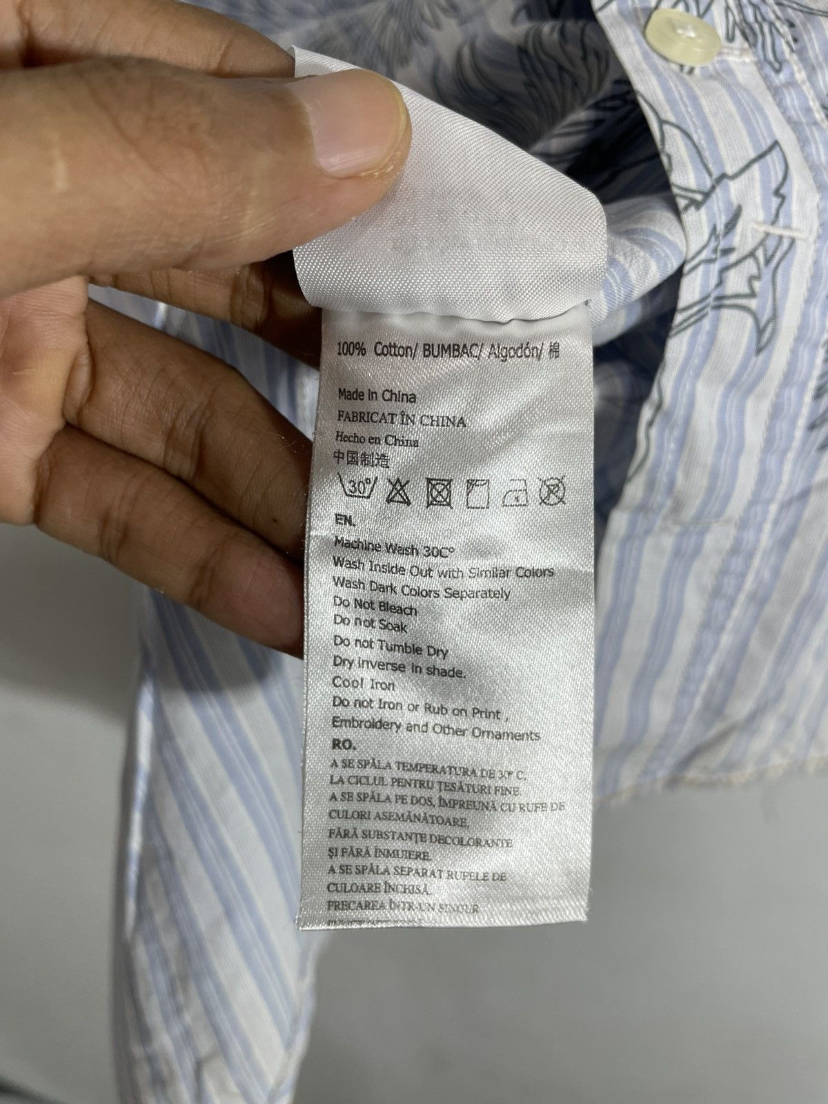 Issey Miyake Undefined Floral Printed Shirt Issey style Size US L / EU 52-54 / 3 - 8 Thumbnail