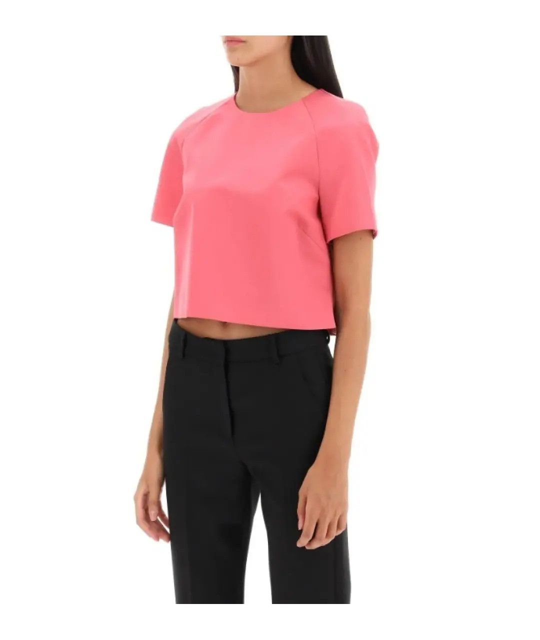 Dior o1y0825 Crewneck T-Shirt in Magenta Size M / US 6-8 / IT 42-44 - 2 Thumbnail