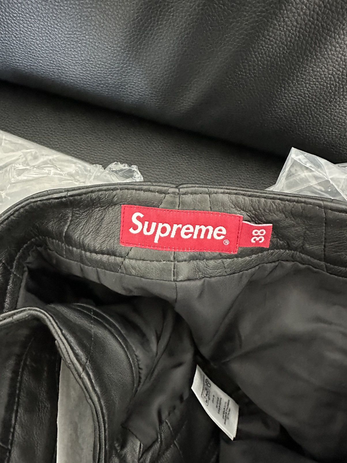 Supreme Supreme Patchwork Leather 5-Pocket Jean Size US 38 / EU 54 - 3 Thumbnail