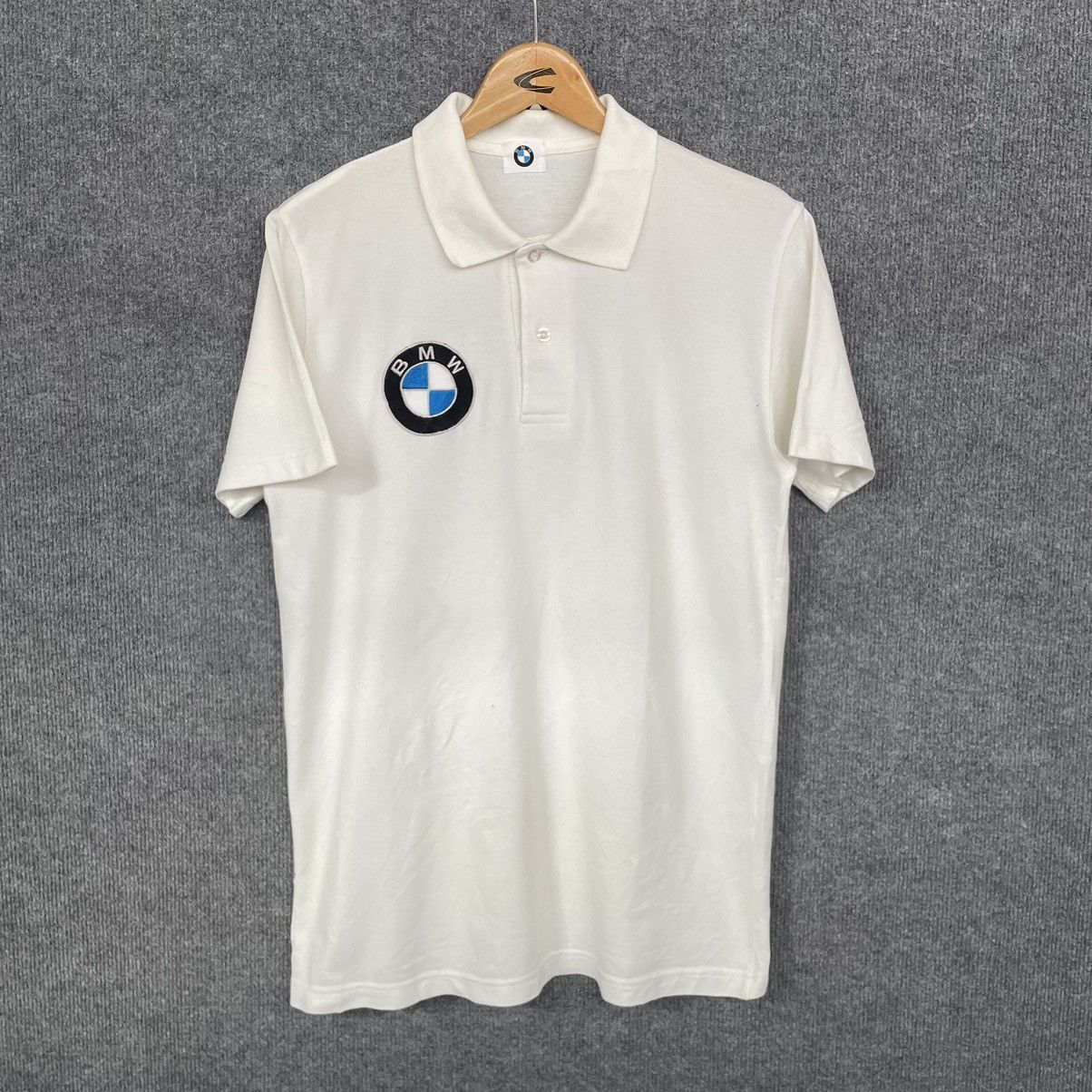 BMW × Vintage Vintage BMW Embroidered Logo Polo T Shirt Size US L / EU 52-54 / 3 - 1 Thumbnail