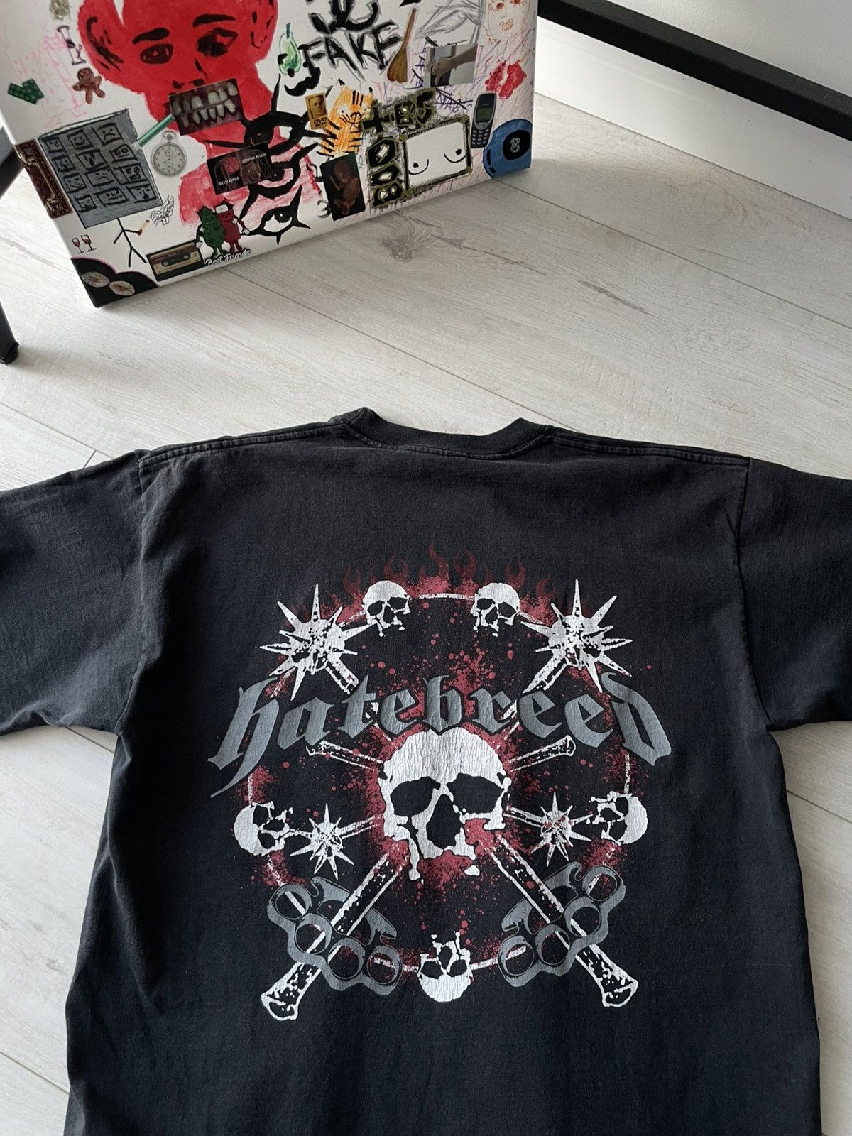 Band Tees Vintage 00’s Hatebreed Band T-Shirt Hard Metal RARE Size US M / EU 48-50 / 2 - 5 Thumbnail