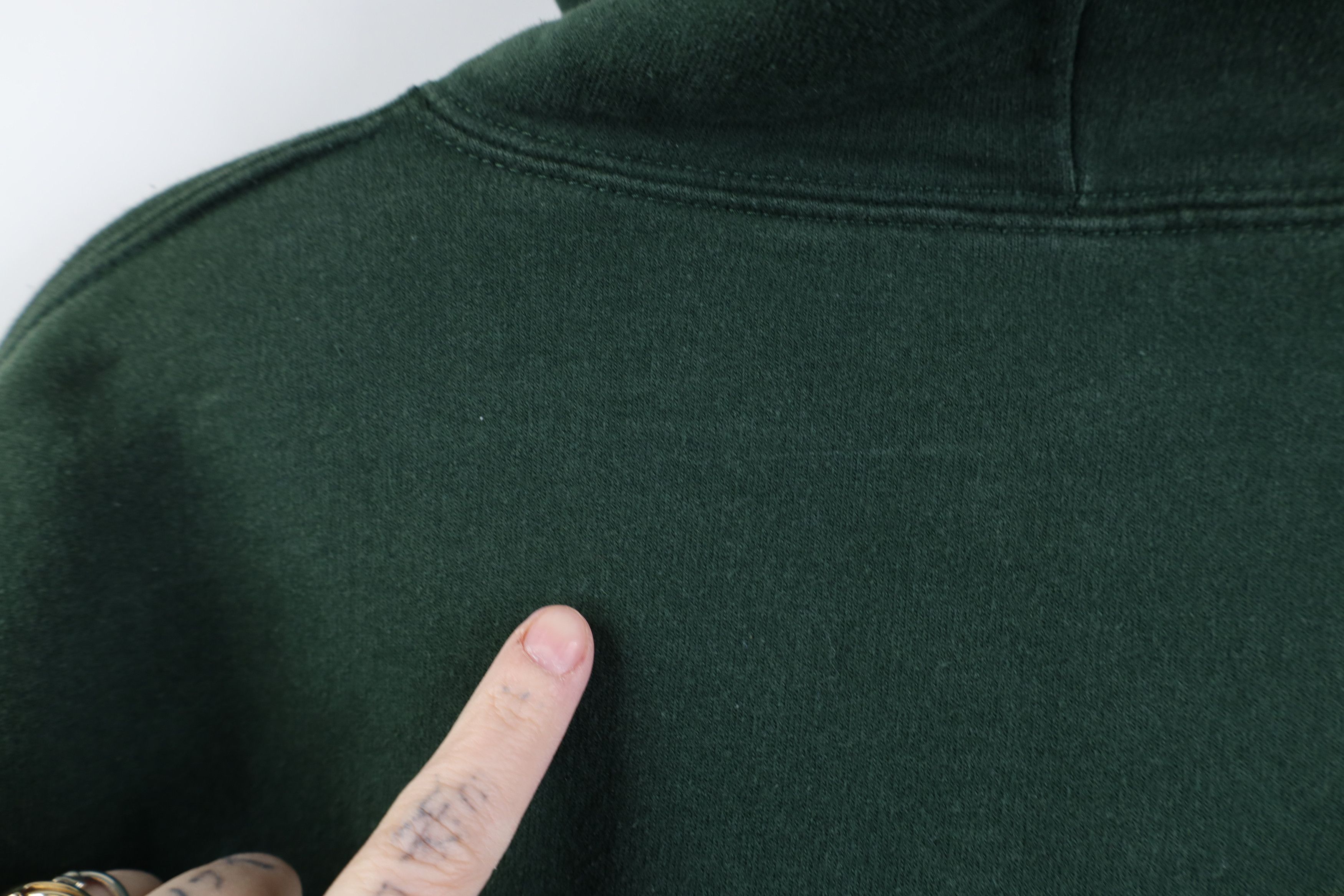 Vintage Vintage Y2K Streetwear Blank Heavyweight Hoodie Sweatshirt Size US M / EU 48-50 / 2 - 9 Thumbnail