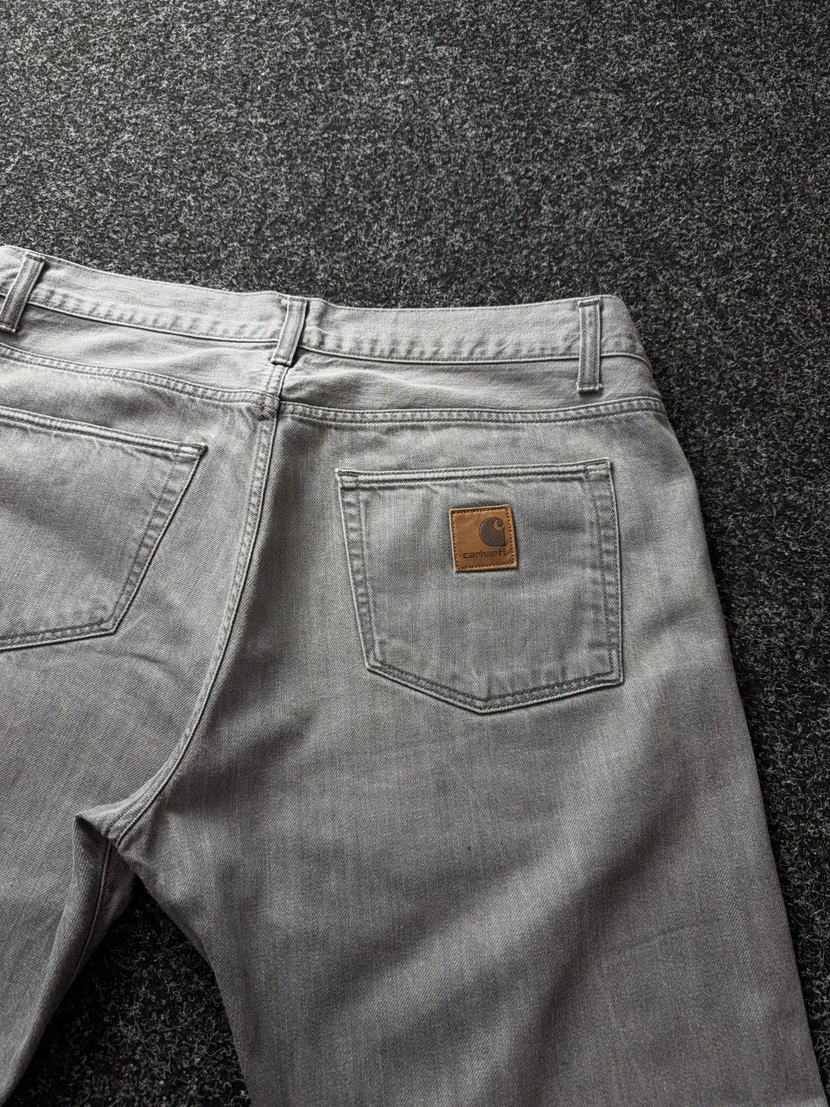 Carhartt 00s Y2K Vintage Carhartt Light Grey Work Pants Relaxed Fit Size US 36 / EU 52 - 15 Thumbnail