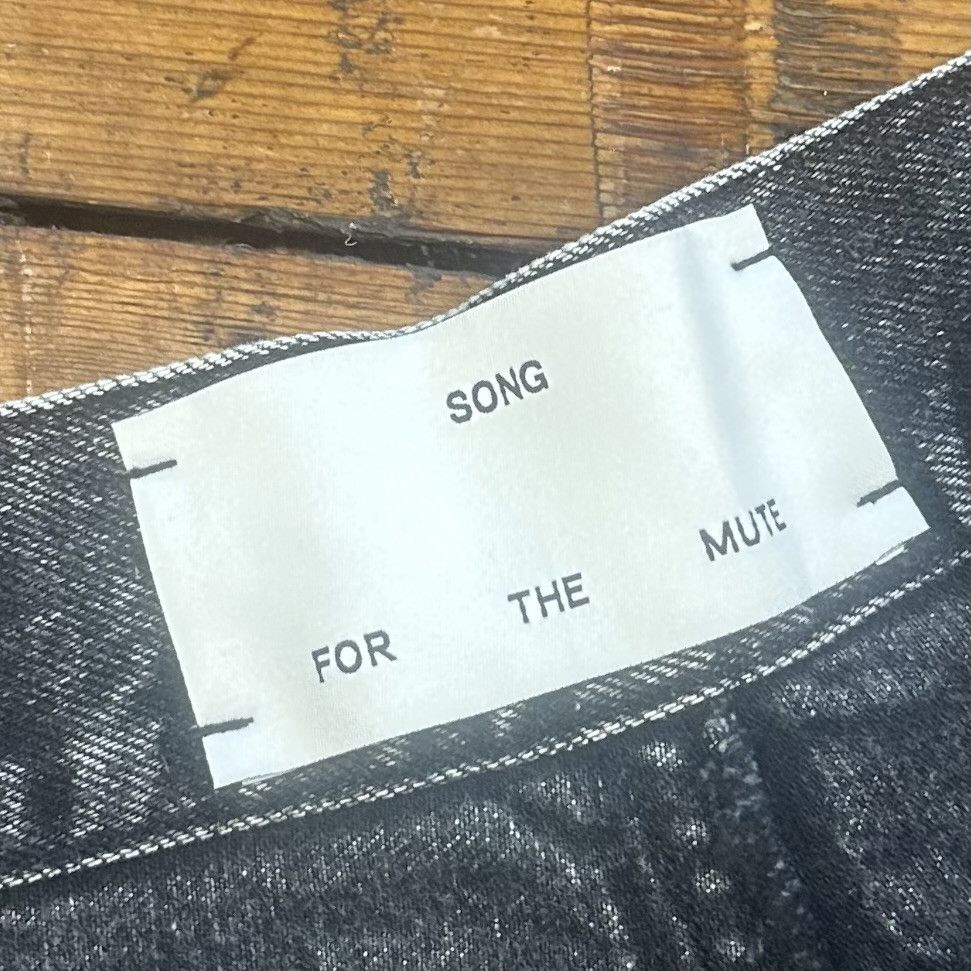 Song For The Mute Song For The Mute Acid Wash Denim Black Boyfriend Jeans Size US 34 / EU 50 - 3 Thumbnail