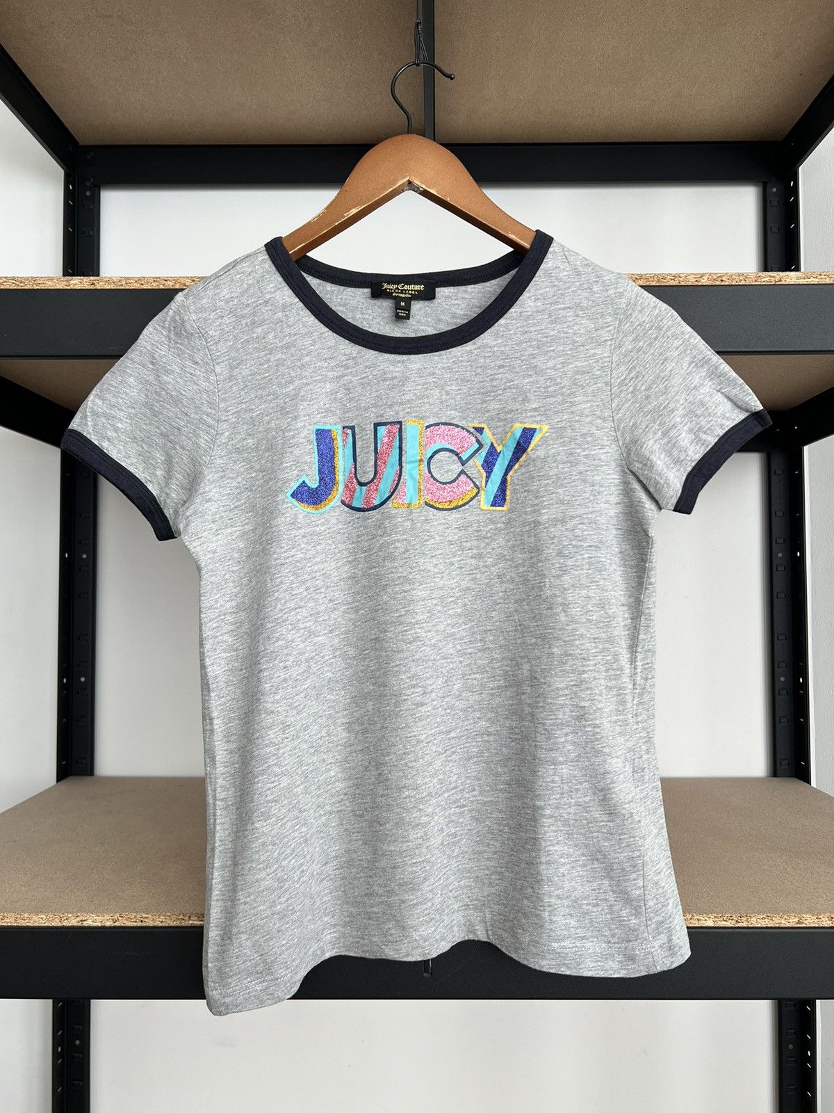Juicy Couture Juicy Couture Black Label Women Gray T-shirt Size M / US 6-8 / IT 42-44 - 1 Thumbnail