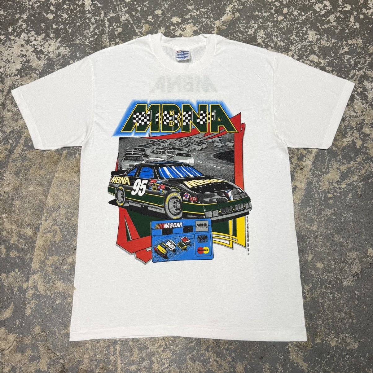 NASCAR Vintage MBNA 1995 Winston Cup Nascar Racing Tshirt Size US L / EU 52-54 / 3 - 1 Thumbnail