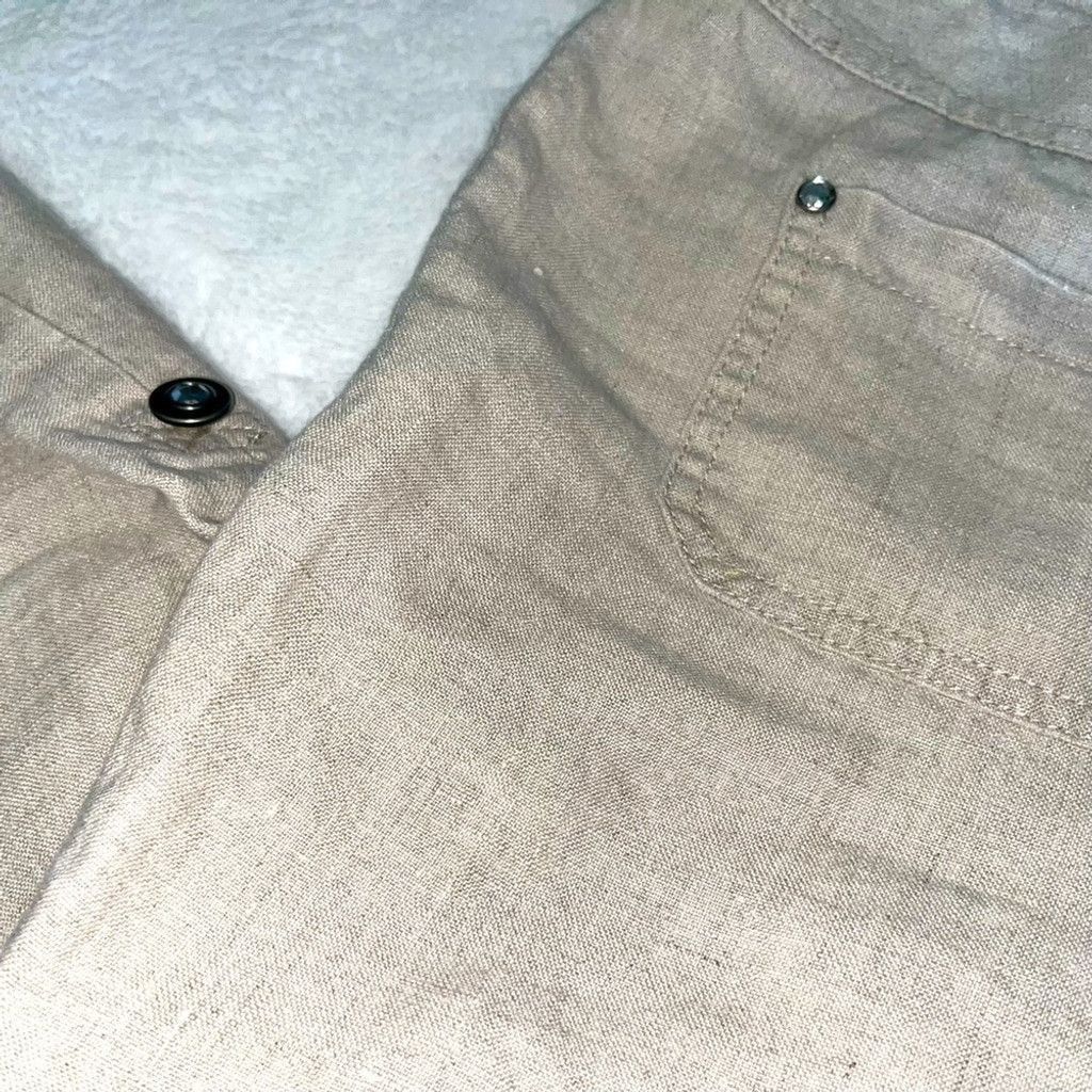 I.N.C Light weight INC linen, Capri pants Size 36" / US 14 / IT 50 - 3 Thumbnail