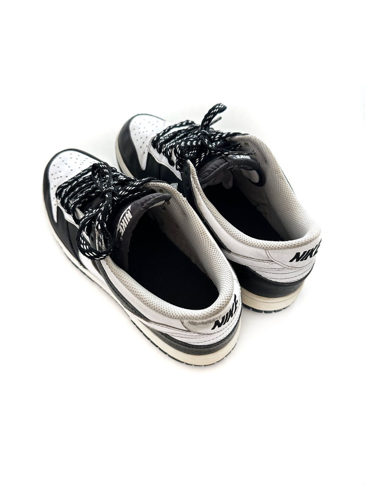 Nike Nike Dunk Low White Black Midnight Fog Size US 8.5 / EU 41-42 - 5 Thumbnail