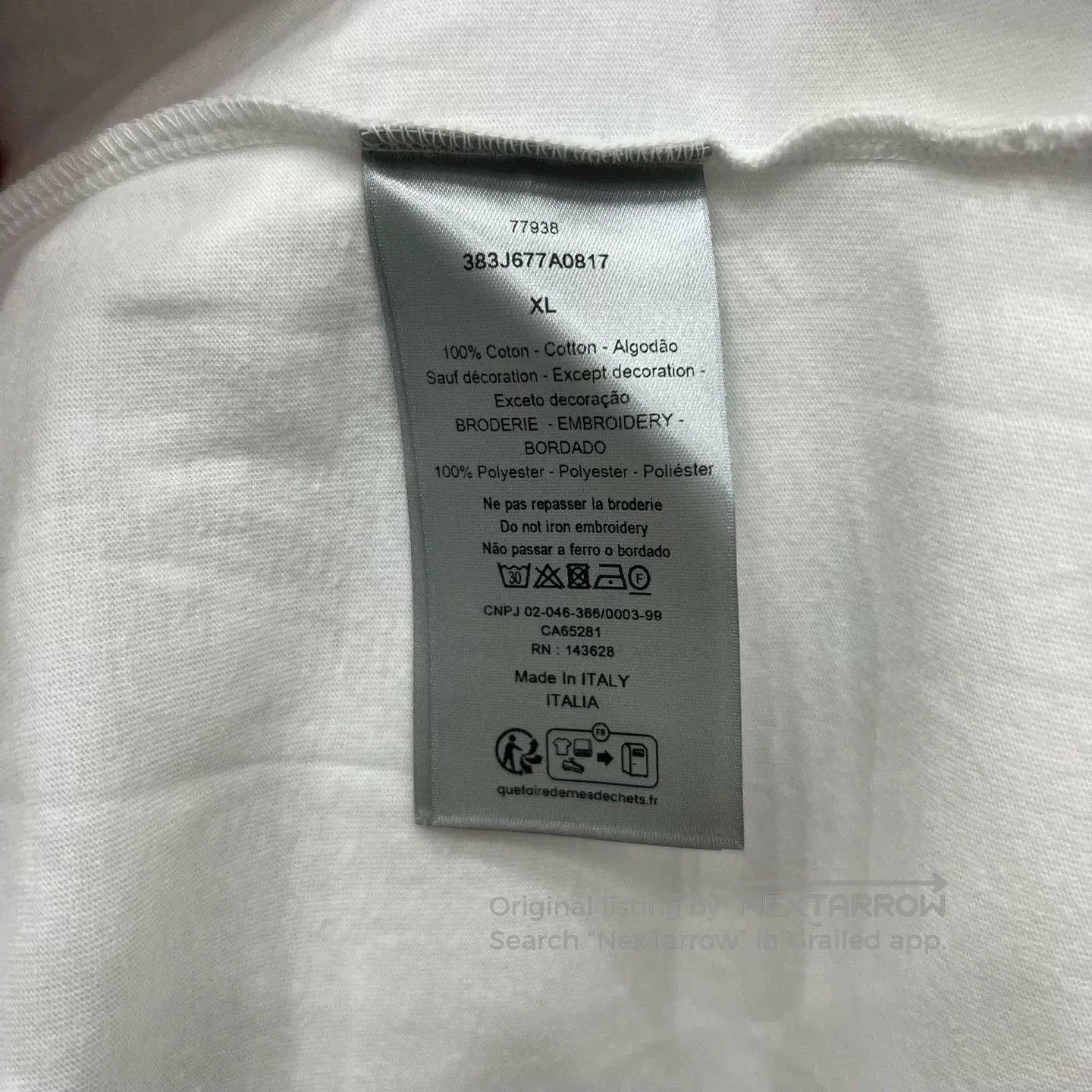 Dior Dior Sketch Puppy Short Sleeve T. Size US XL / EU 56 / 4 - 6 Thumbnail