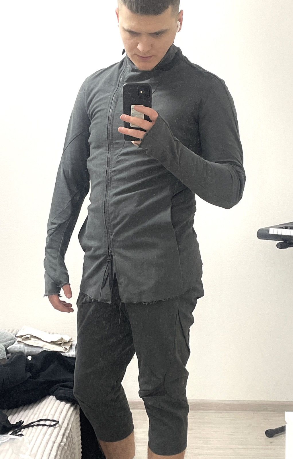 Leon Emanuel Blanck Leon Emanuel Blanck Distortion Cropped Drop Crotch Trousers Size US 32 / EU 48 - 10 Thumbnail