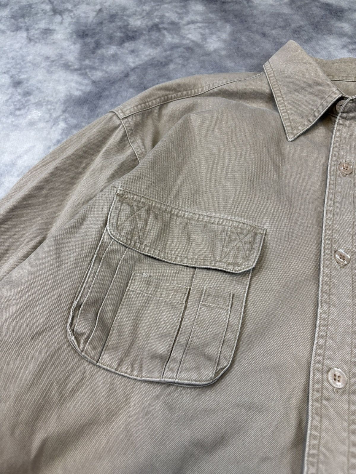 Levi's × Vintage Vintage Levis 2005 Shirt Jacket Workwear Oversize Streetwear Size US XL / EU 56 / 4 - 5 Thumbnail