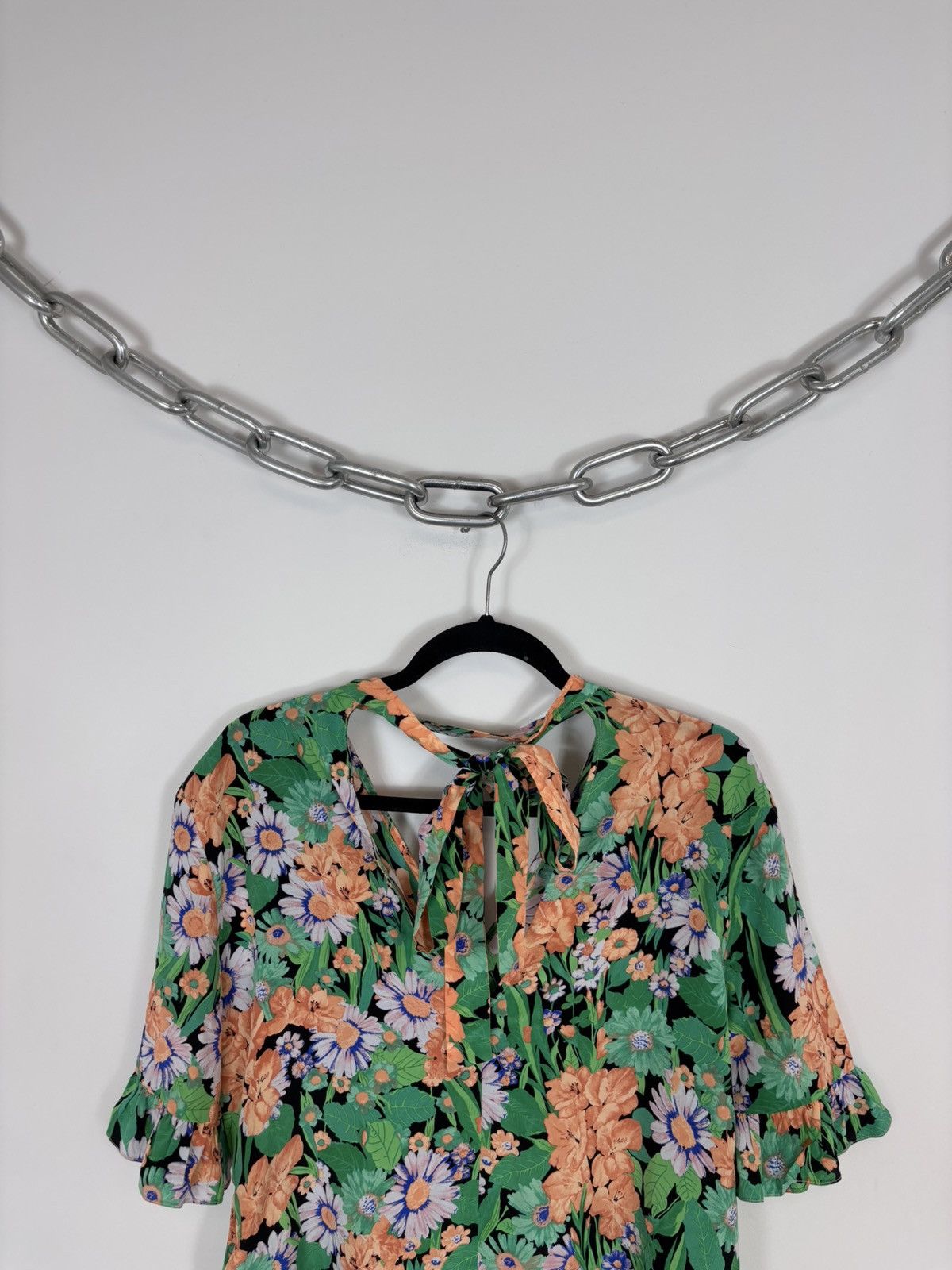 Sandro Sandro NWT Women’s Reda Floral Print Boho Silk Blouse Top Size S / US 4 / IT 40 - 13 Thumbnail