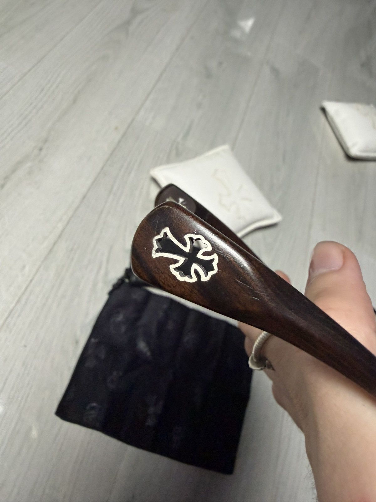 Chrome Hearts Chrome Hearts Wood “Rocks” Glasses Size ONE SIZE - 9 Thumbnail