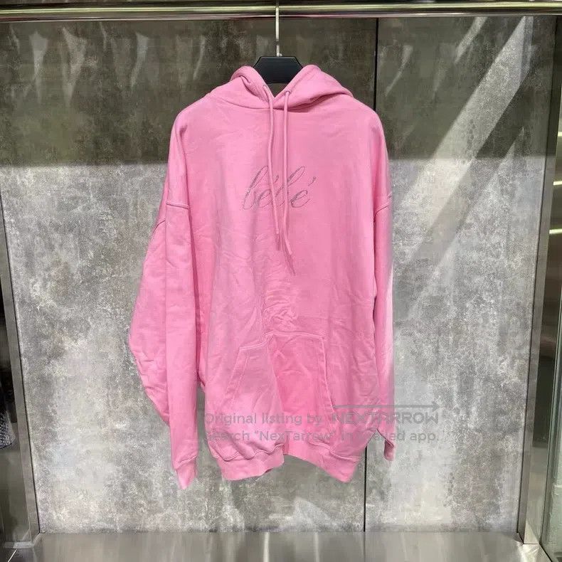 Balenciaga Balenciaga Pink diamond hoodie Size US M / EU 48-50 / 2 - 1 Thumbnail