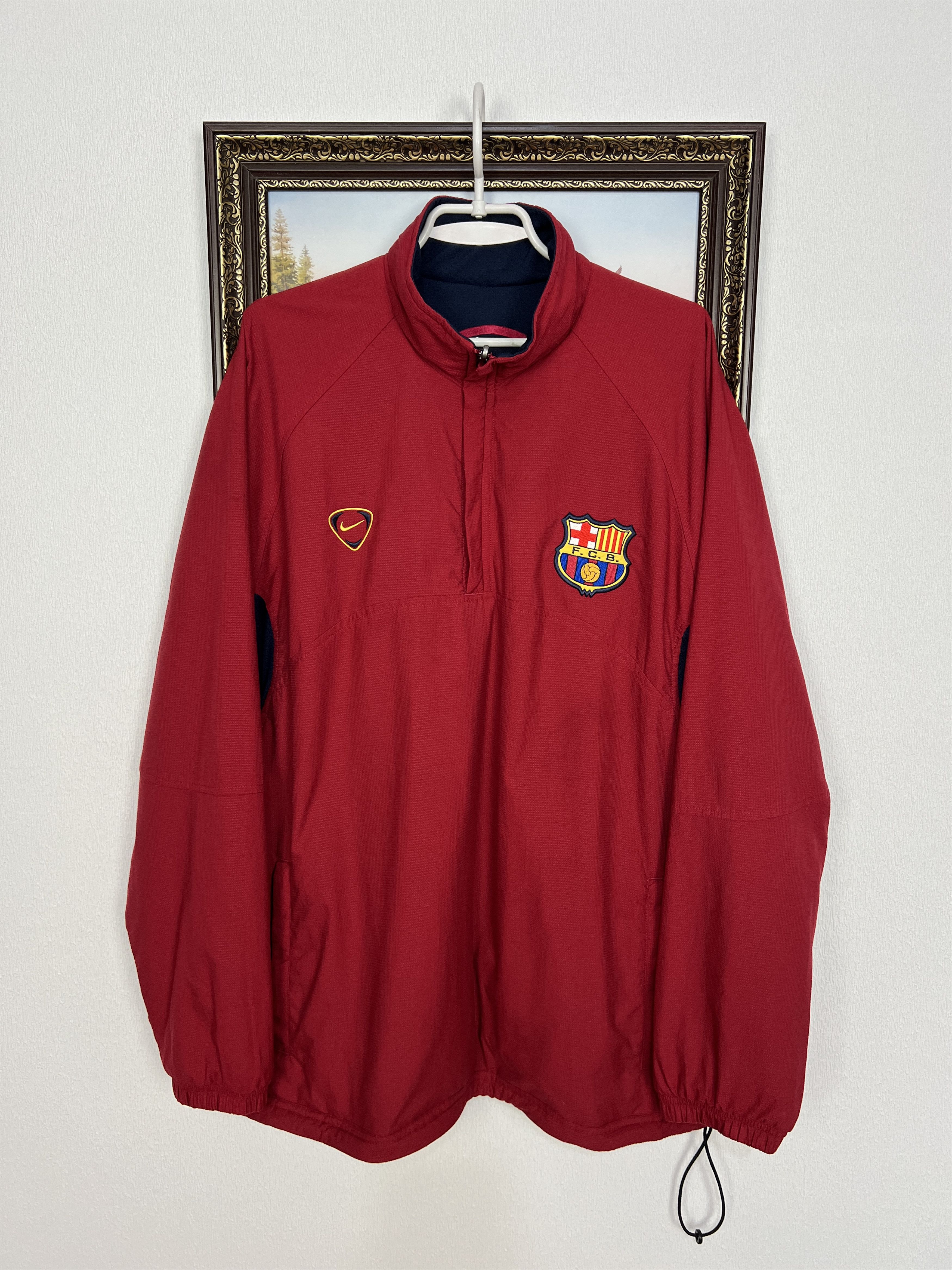 Nike Barcelona Football Double Sided Jacket Soccer Track Top Size US L / EU 52-54 / 3 - 1 Thumbnail