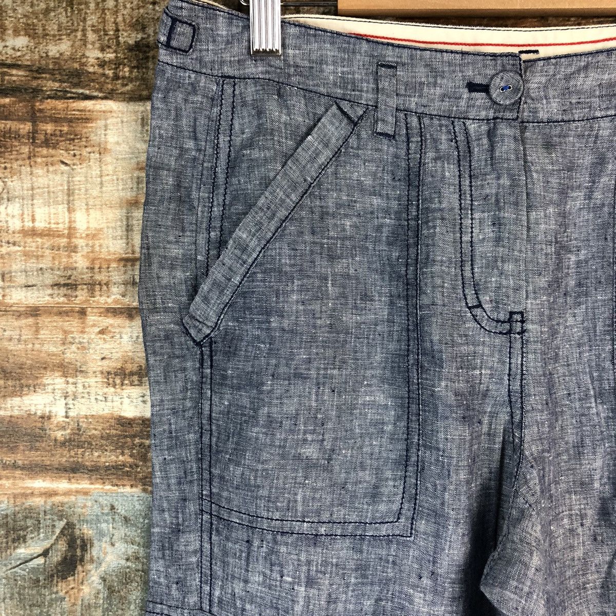 Japanese Brand Pure DKNY Blue Casual Pants #A2385 Size 28" / US 6 / IT 42 - 7 Thumbnail