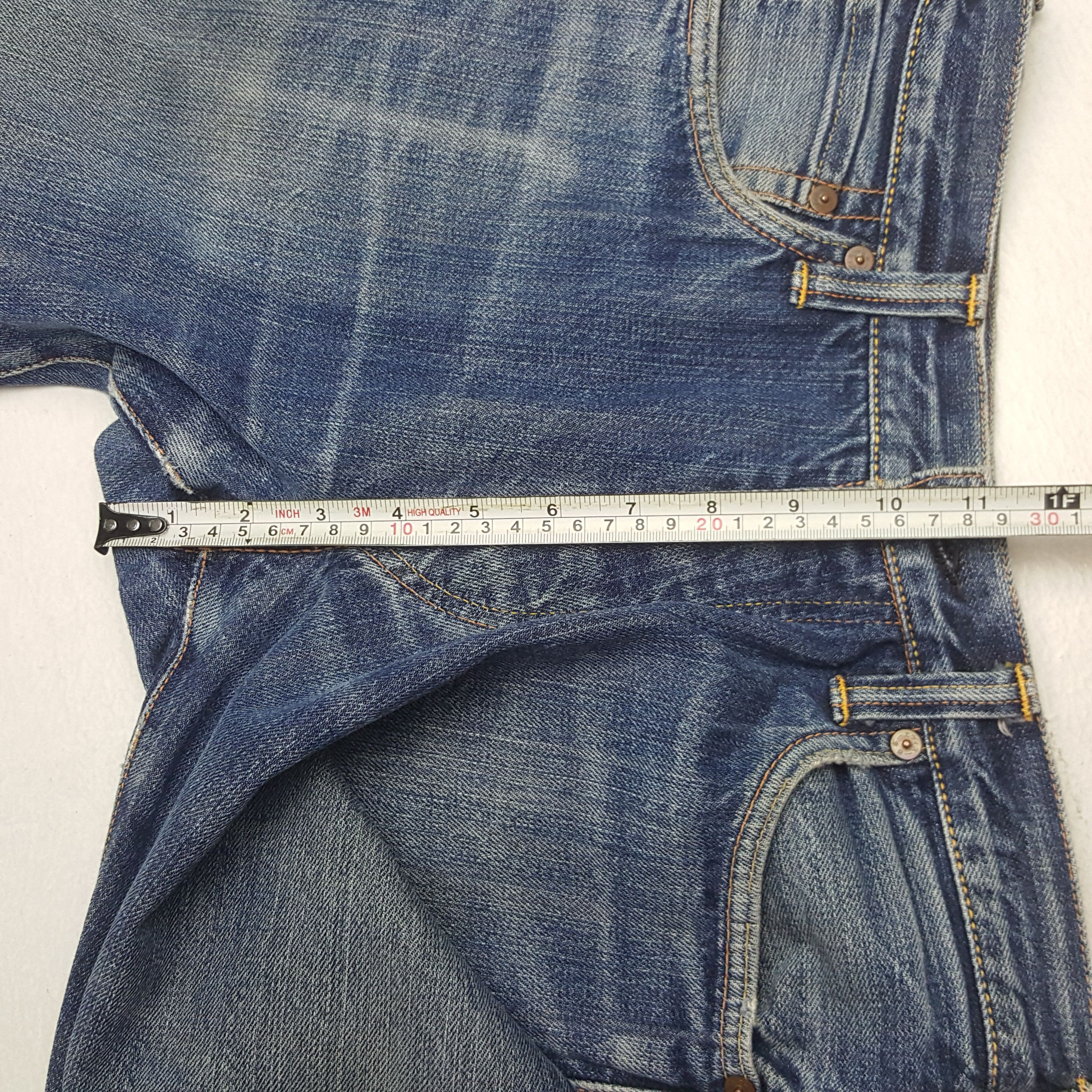 Evisu × Vintage Vintage Evisu Yamane Custom Daicock Art Denim Jeans Size US 28 / EU 44 - 8 Thumbnail