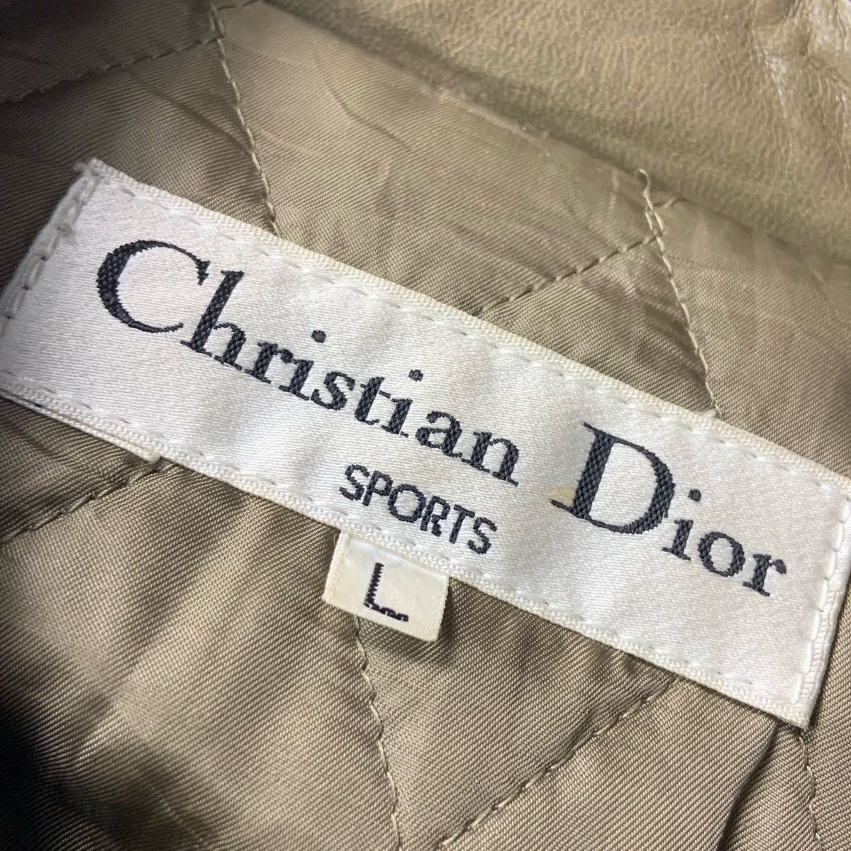 Christian Dior Monsieur × Vintage Vintage Chritian Dior Sports Leather Jackets Size US L / EU 52-54 / 3 - 5 Thumbnail