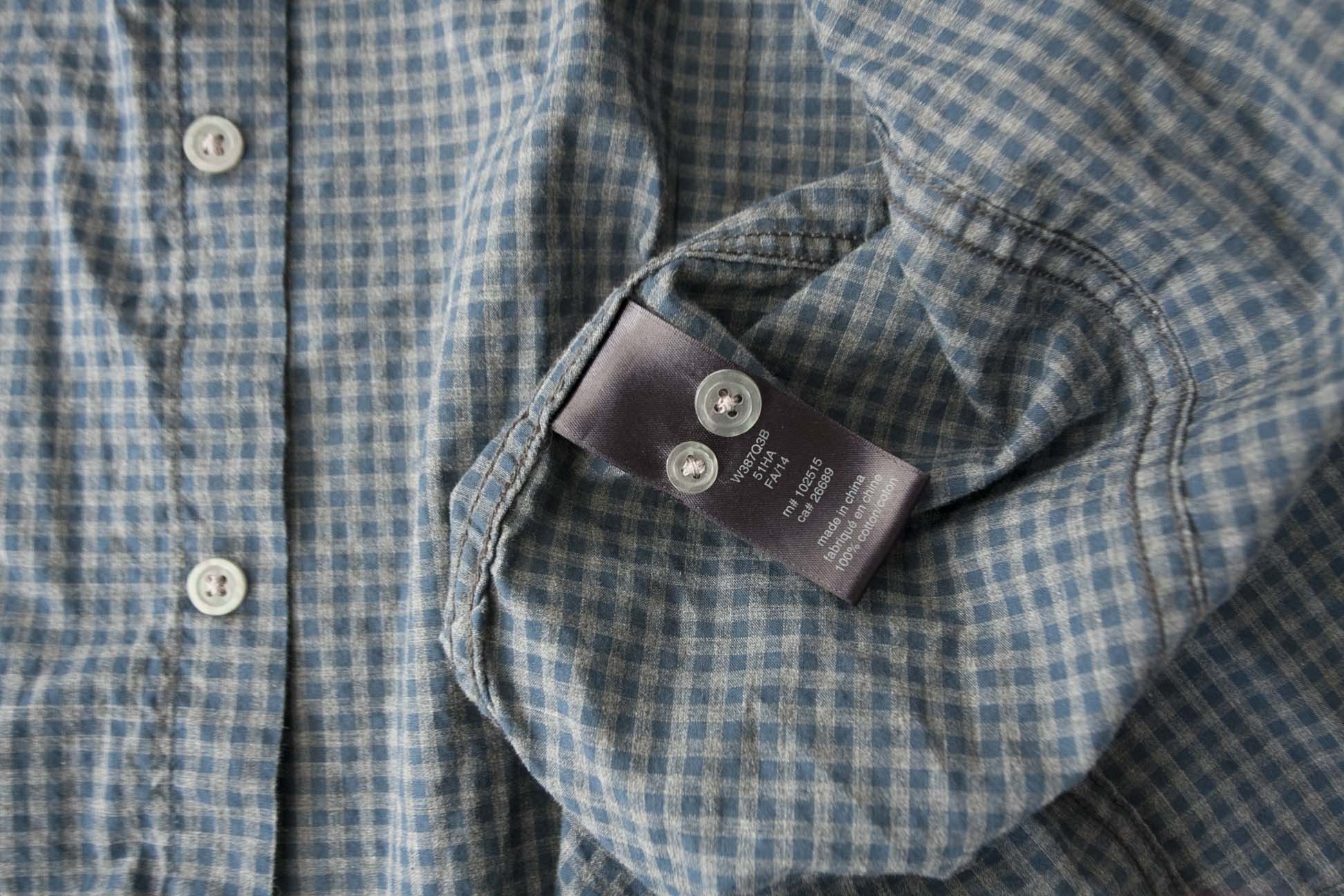 John Varvatos John Varvatos Shirt Plaid Blue / Gray Size L Size US L / EU 52-54 / 3 - 3 Thumbnail