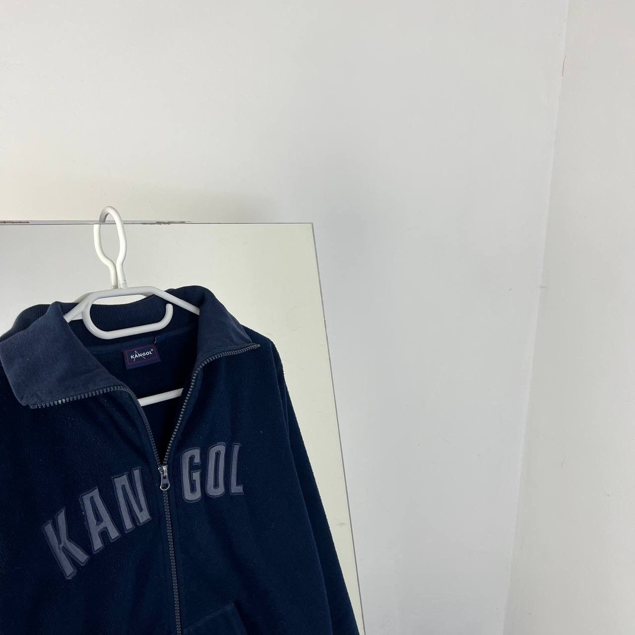 Kangol Vintage Y2K Kangol Big Logo Zip Up Fleece Sweatshirt Size US S / EU 44-46 / 1 - 2 Thumbnail
