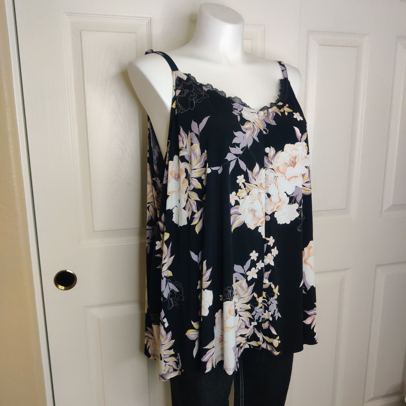 Torrid Torrid Studio Knit Button-Front Swing Cami sz 4 Size 4XL / US 24-26 - 4 Thumbnail