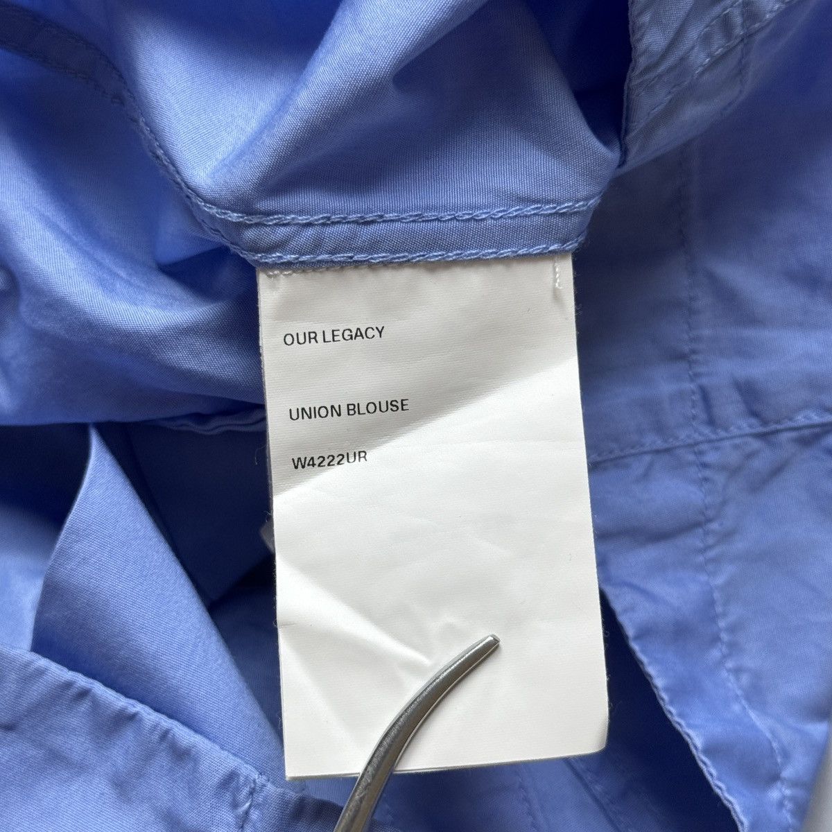 Our Legacy Our Legacy - Blue Union Blouse Longsleeve Size XXS / US 00 / IT 34 - 9 Thumbnail