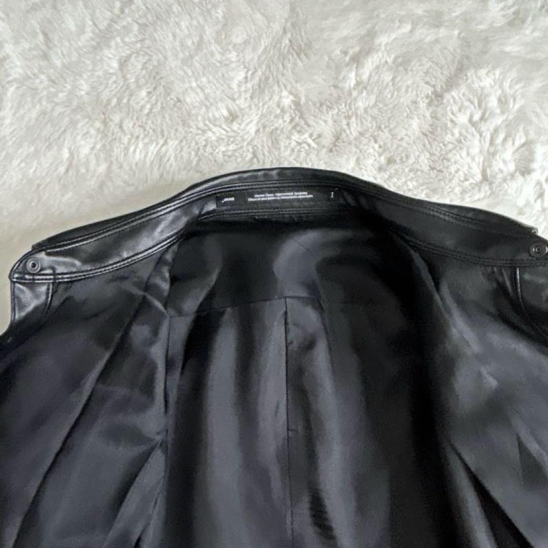 Julius JULIUS 23ss Synthetic Leather Shirt Black 2 Size US M / EU 48-50 / 2 - 7 Thumbnail