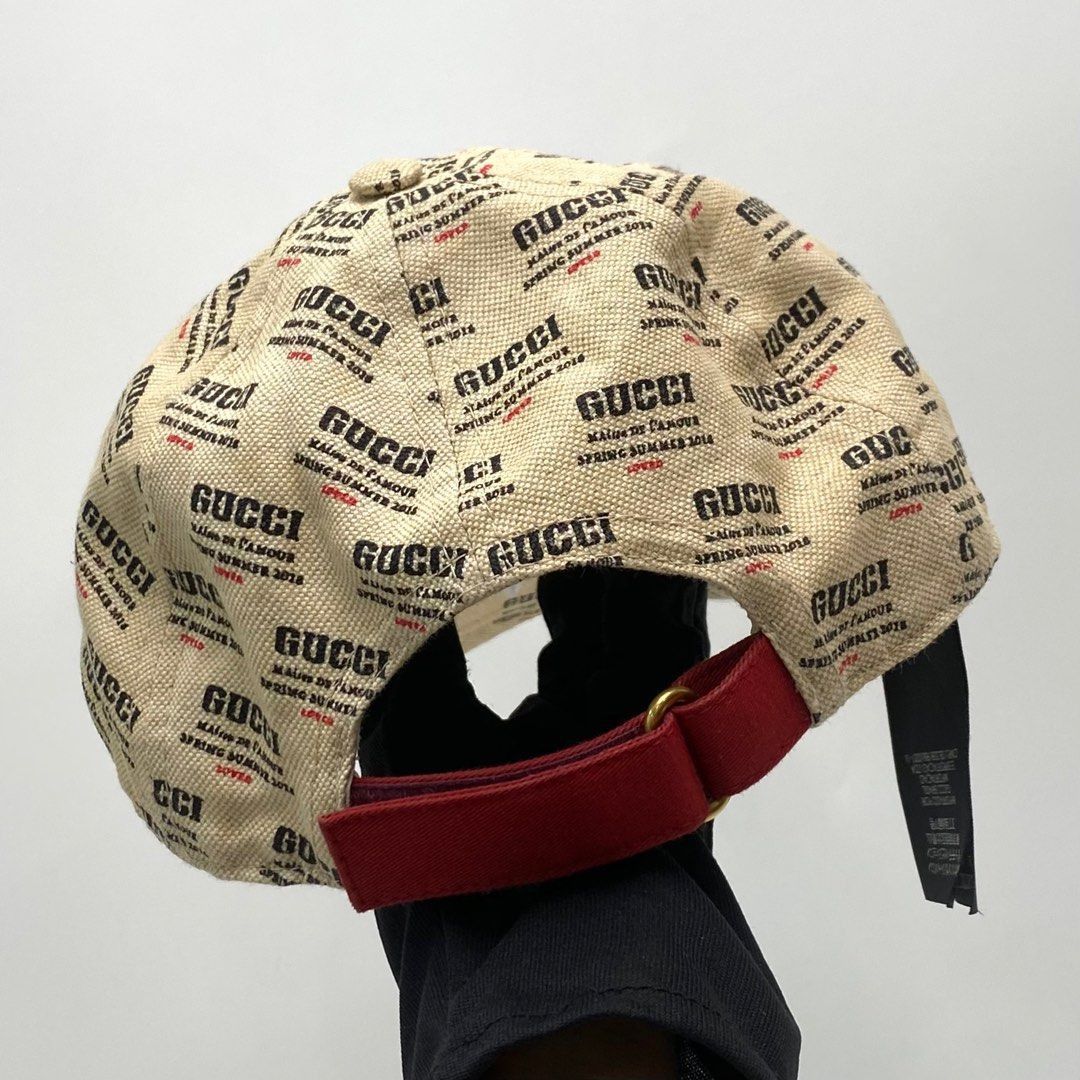Gucci Gucci Hat Cap Beige Size ONE SIZE - 10 Thumbnail