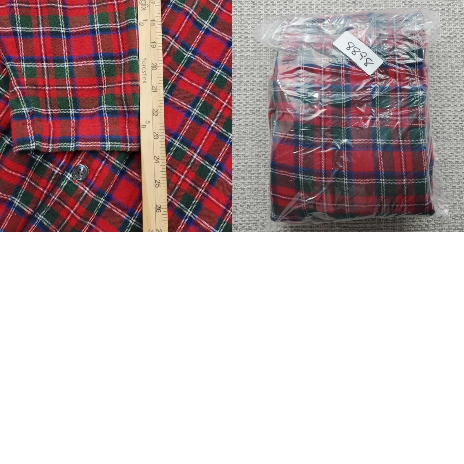 Polo Ralph Lauren Polo Ralph Lauren Mens Medium Plaid Pajama Sleepwear Button Up Shirt Cotton Size US M / EU 48-50 / 2 - 9 Thumbnail