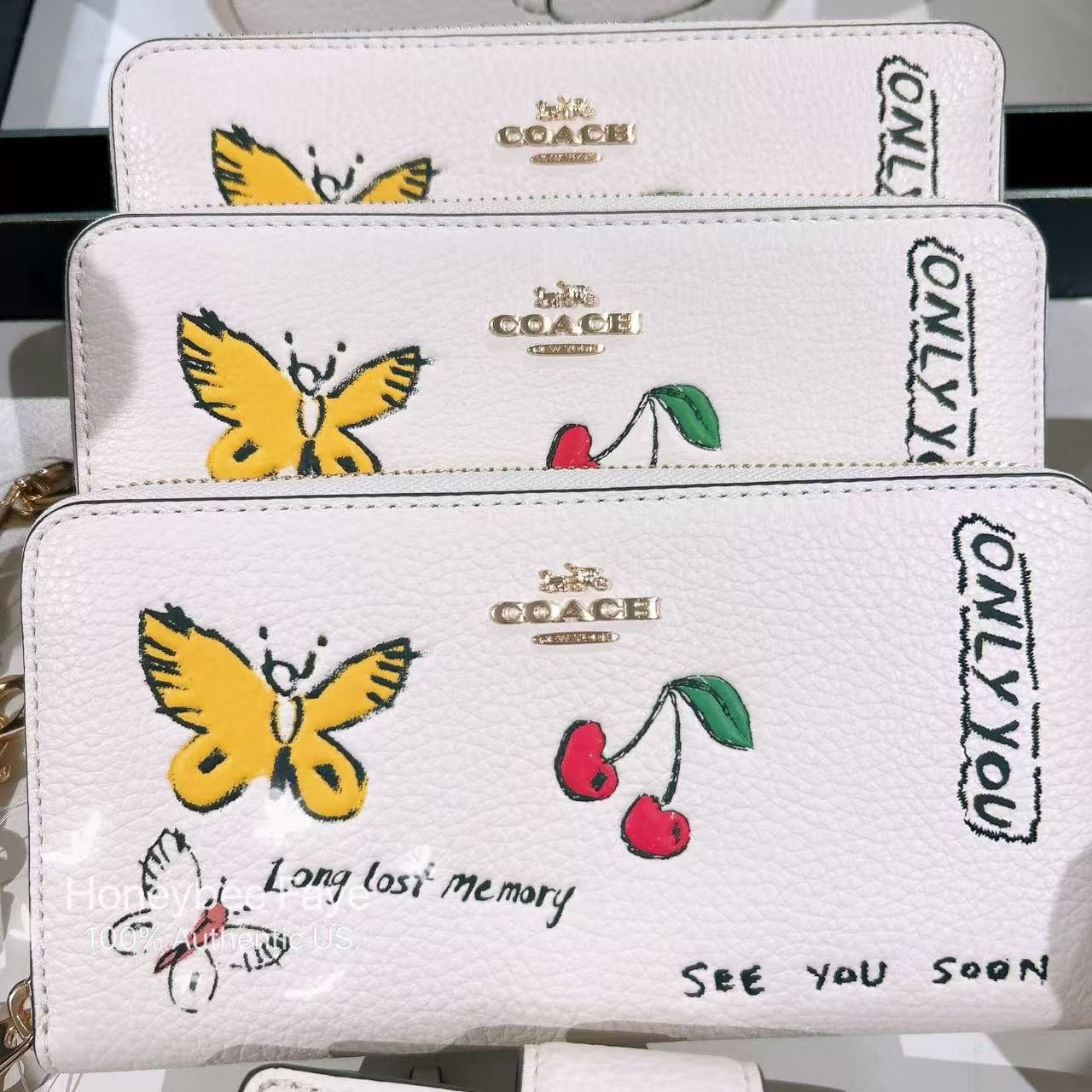 Coach Long Zip Around Wallet With Sketch Print CAX11 Size ONE SIZE - 5 Thumbnail