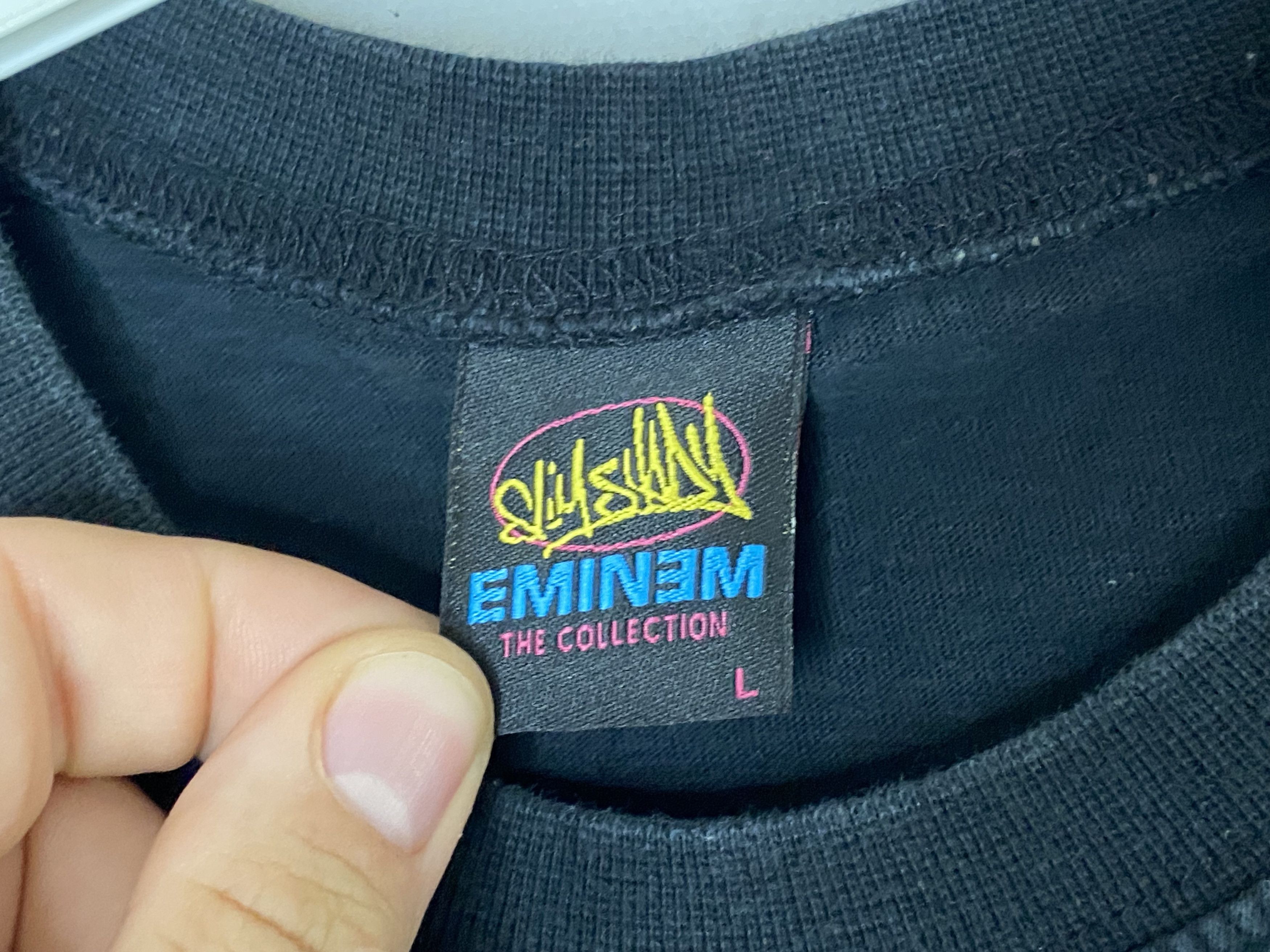 Eminem × Rap Tees × Vintage VINTAGE EMINEM WE DIE ALONE RAP TEE T SHIRT RARE SIZE L Size US L / EU 52-54 / 3 - 6 Thumbnail