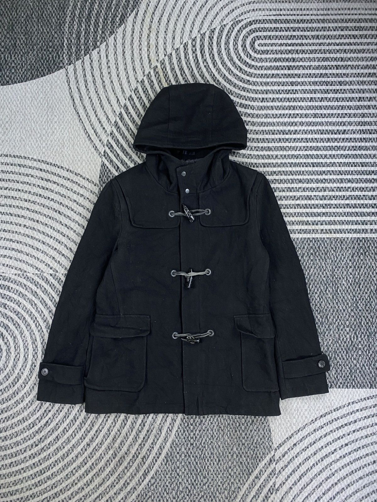 Boycott Boycott Wool Duffle Hoodie Jacket Size US M / EU 48-50 / 2 - 1 Thumbnail