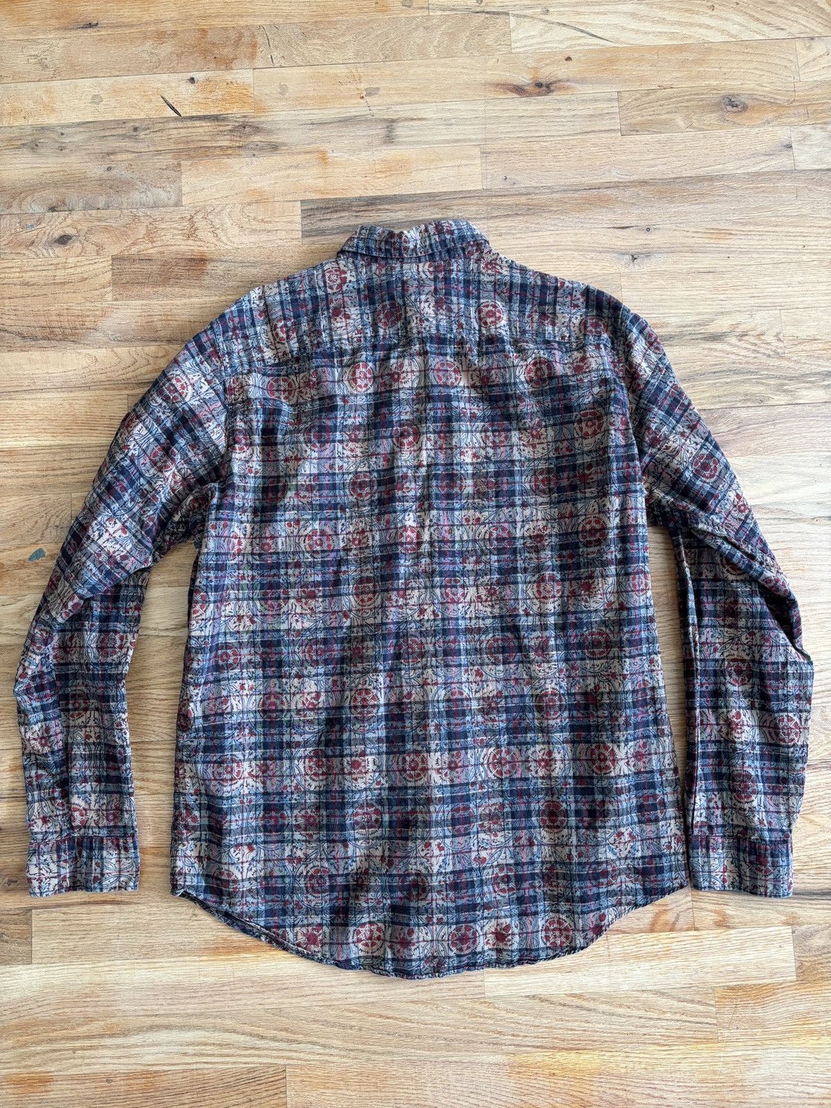 Polo Ralph Lauren Vintage Polo Ralph Lauren Plaid Patchwork Shirt Size US XL / EU 56 / 4 - 5 Thumbnail