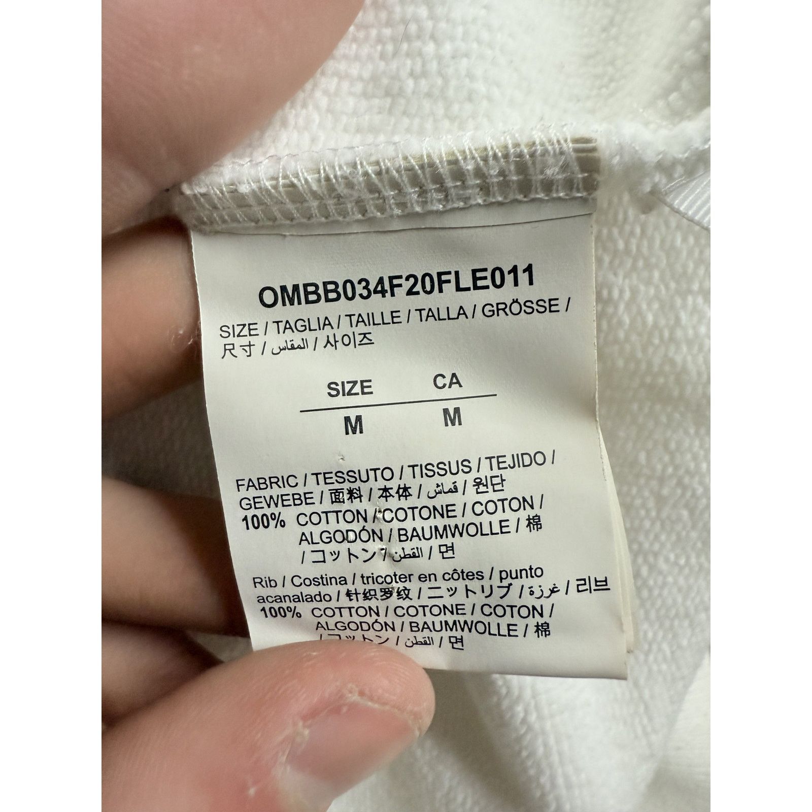 Off-White Off White Hoodie White Green Girl Used Medium Size US M / EU 48-50 / 2 - 6 Thumbnail