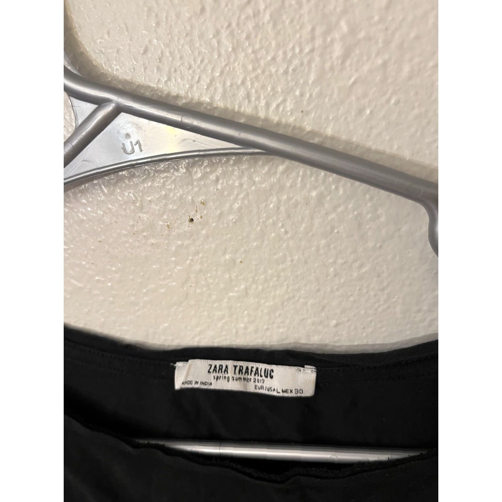 Zara Zara Trafaluc Womens Top Black Solid 3/4 Sleeve Loose Size L Size L / US 10 / IT 46 - 3 Thumbnail