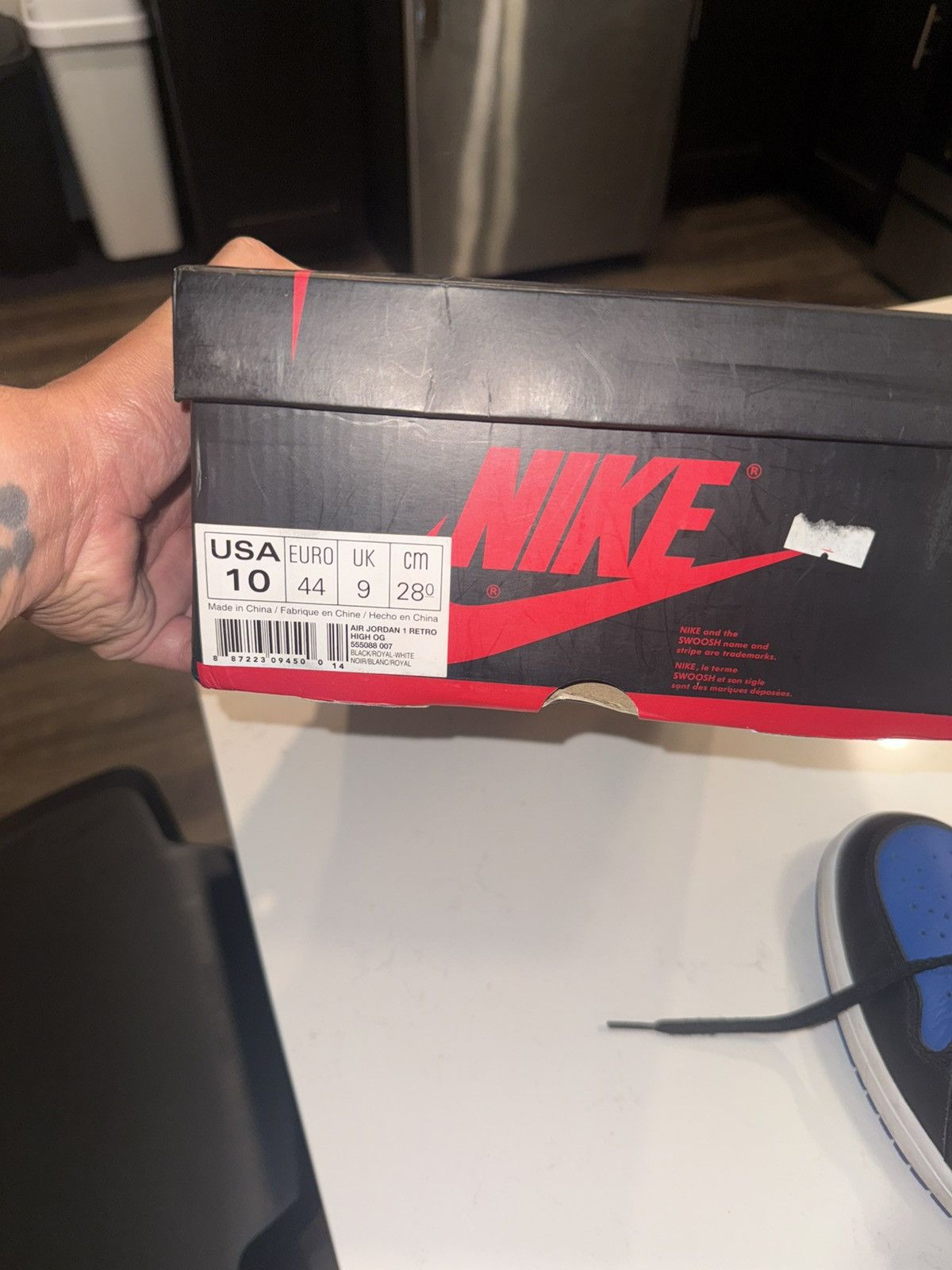 Nike 2017 Nike Air Jordan 1 Retro High OG “Royal” Size 10 Size US 10 / EU 43 - 6 Thumbnail