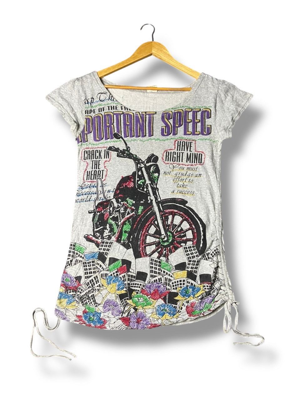 Japanese Brand G.N.O Girls Night Out Punk Short Sleeve Shirt (150) Size M / US 6-8 / IT 42-44 - 1 Thumbnail