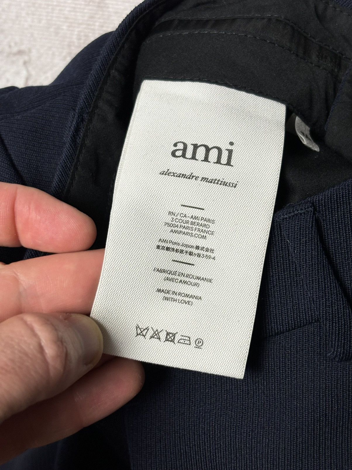 AMI AMI Paris Pleated pants NAUTIC BLUE Size 26" / US 2 / IT 38 - 10 Thumbnail