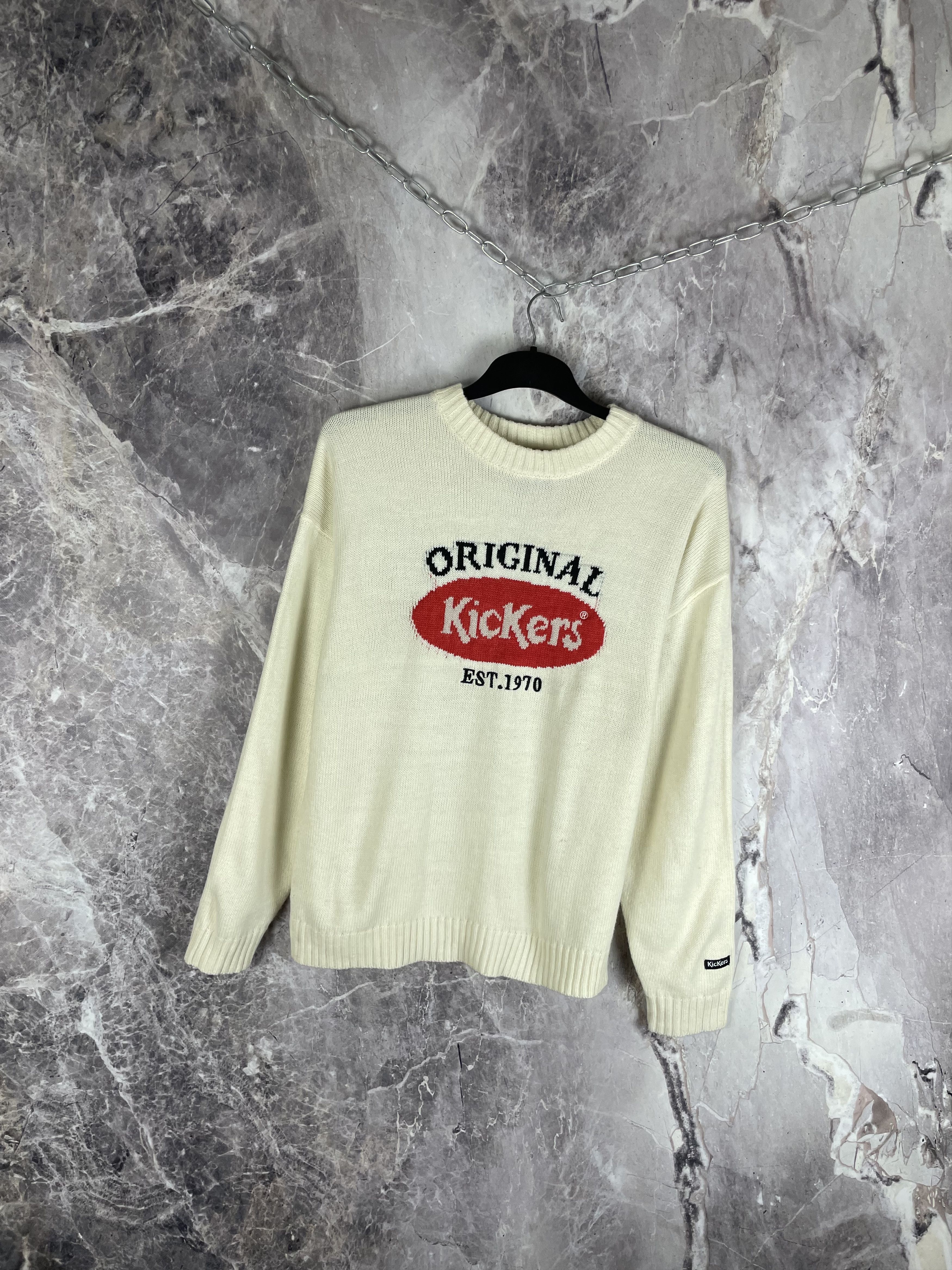 Kickers Kickers Vintage Knitted Sweater Men's M Size US M / EU 48-50 / 2 - 2 Thumbnail