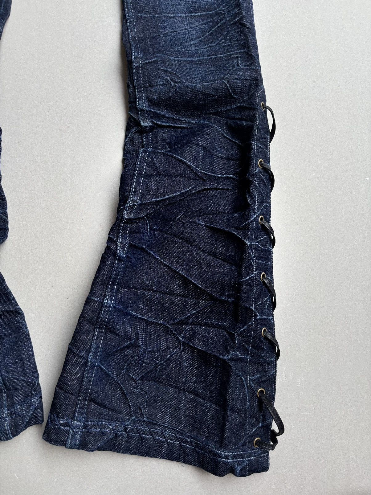 Japanese Brand Antik lace up flare jeans Size US 26 / EU 42 - 3 Thumbnail