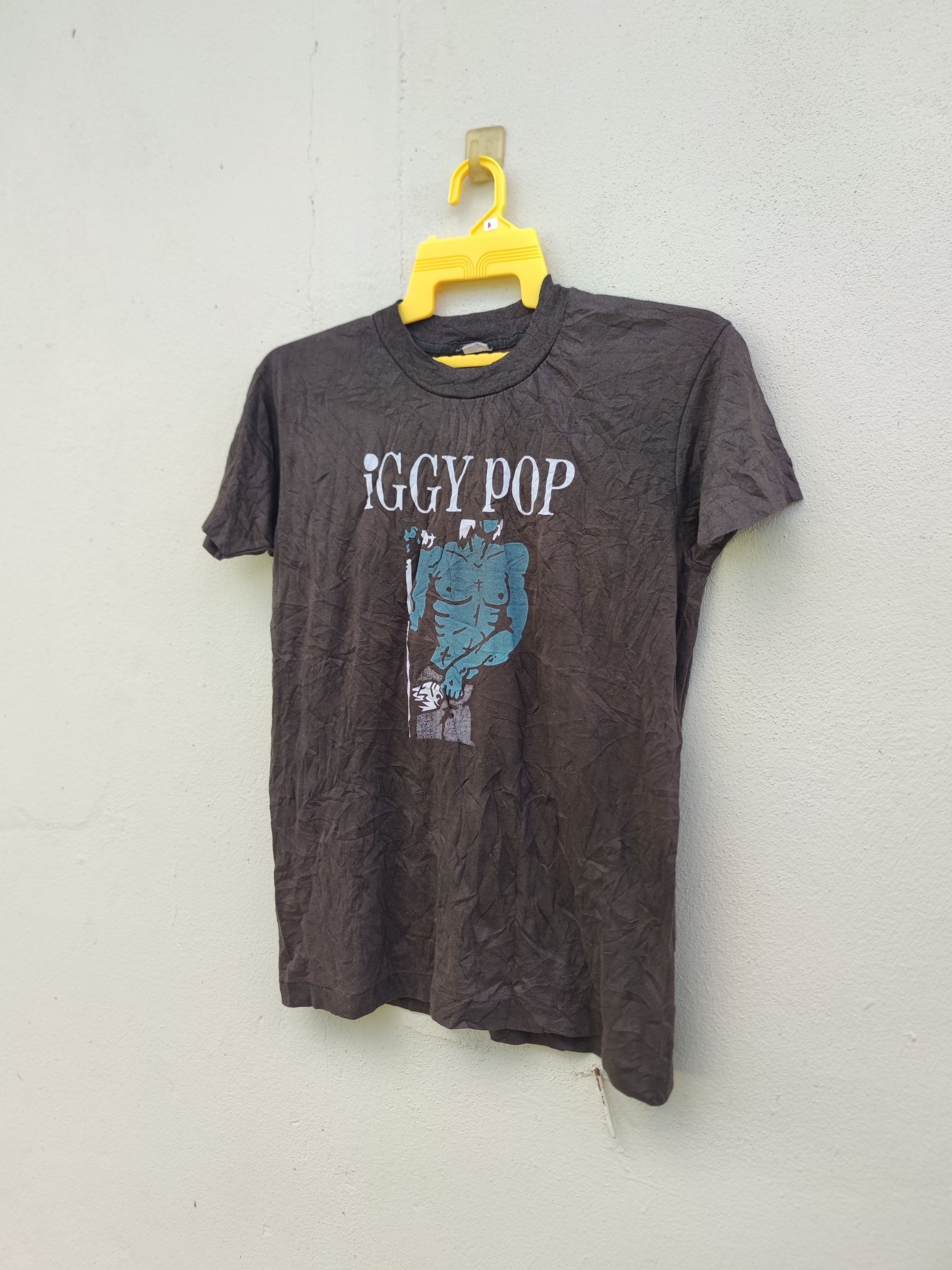 Band Tees Vintage 1981 IGGY POP U.S Tour T Shirt Size US M / EU 48-50 / 2 - 7 Thumbnail