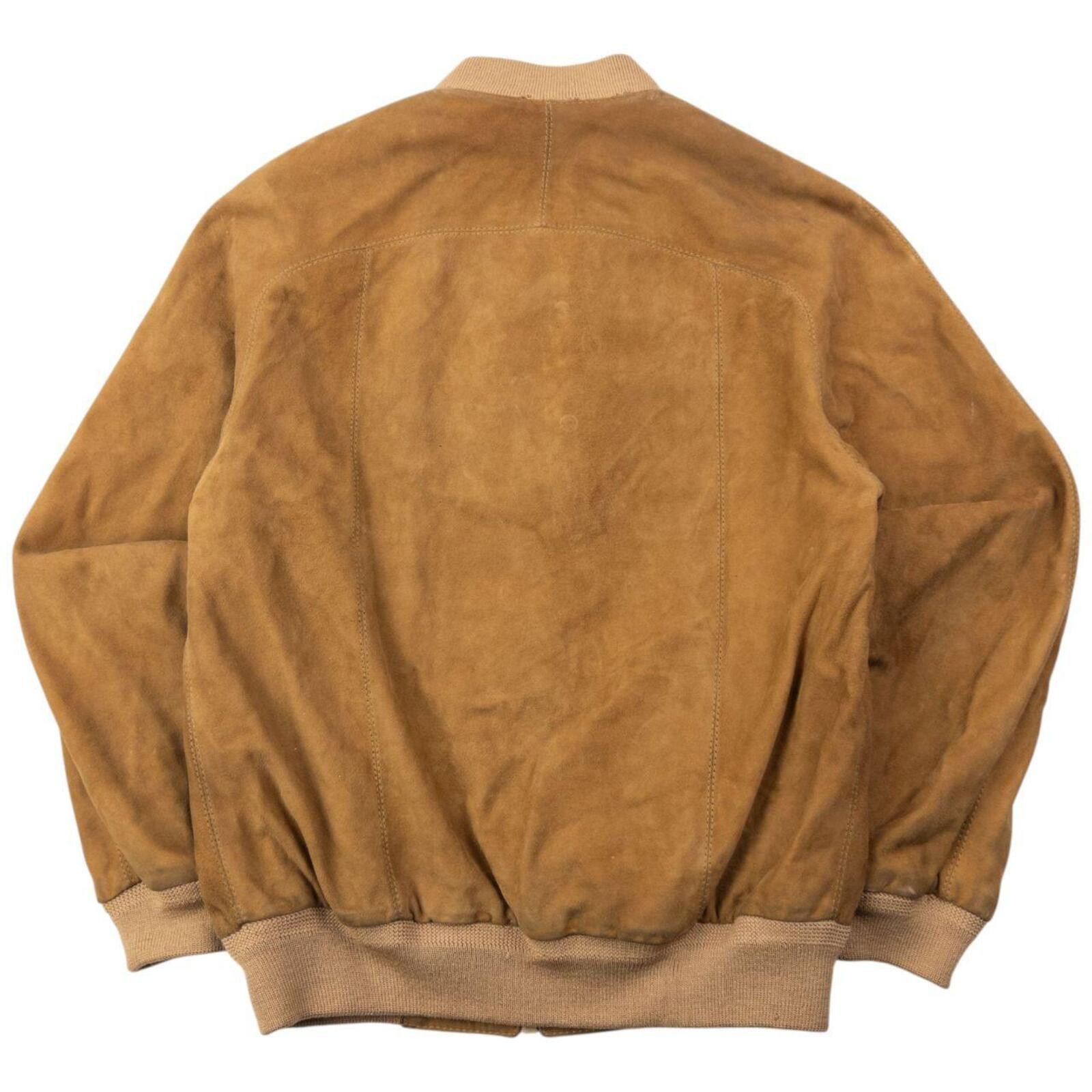Burberry Vintage 90s Burberry Suede Bomber Jacket Size S Size US S / EU 44-46 / 1 - 2 Thumbnail