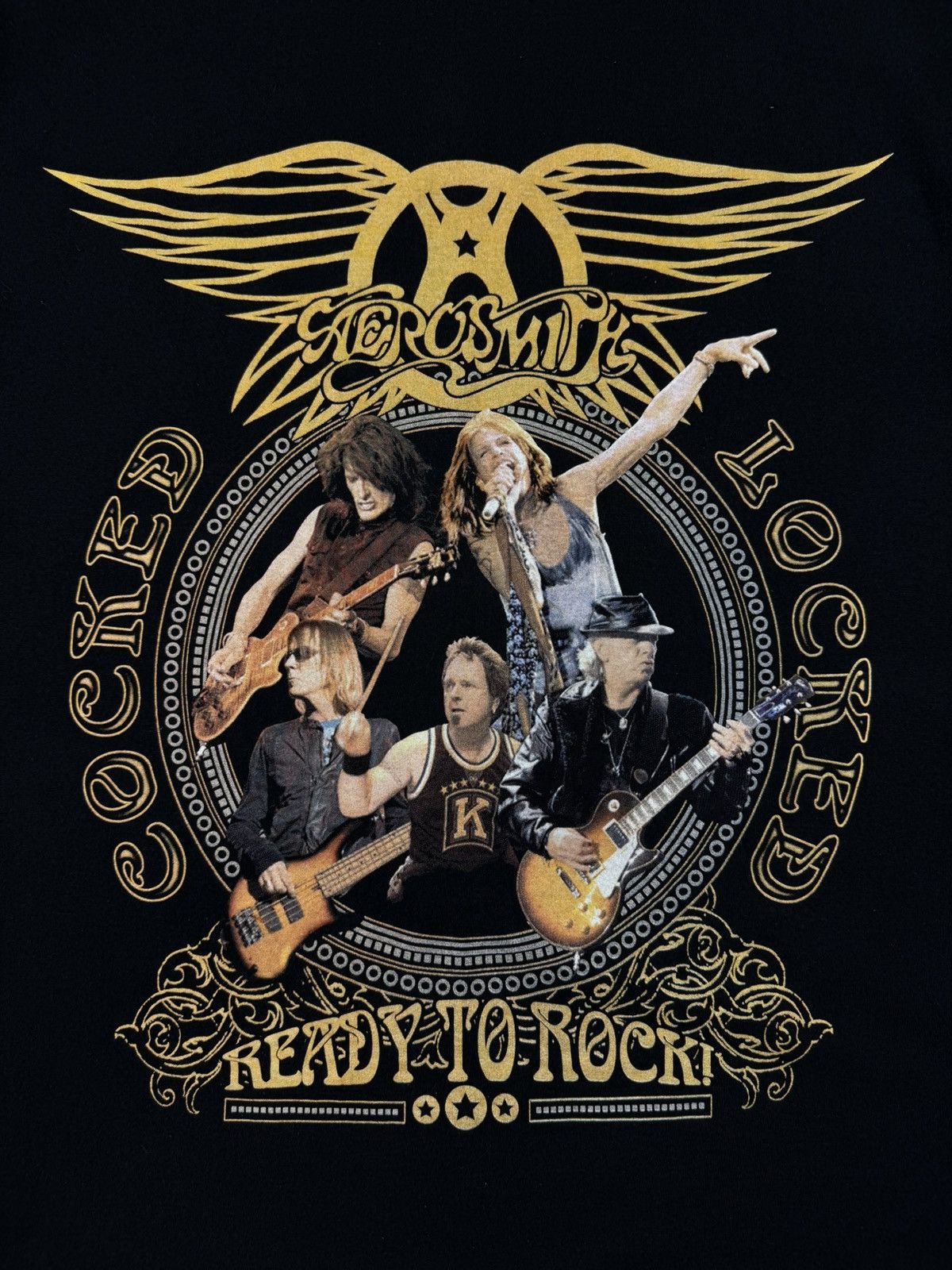 Band Tees Aerosmith Ready to Rock Graphic T-Shirt Size US XXL / EU 58 / 5 - 3 Thumbnail