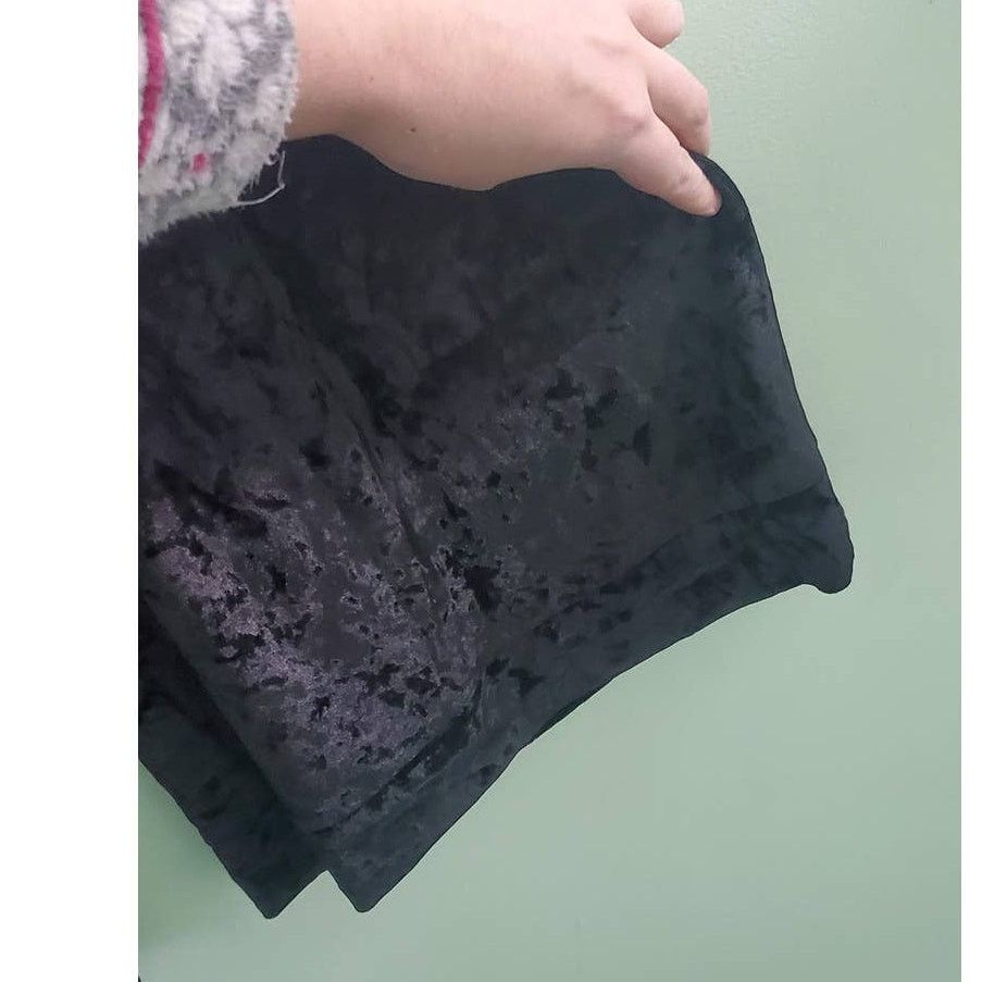 English Factory English Factory Black Soft Velvet Culottes / Wide Leg Capri Size 24" / US 00 / IT 34 - 5 Thumbnail