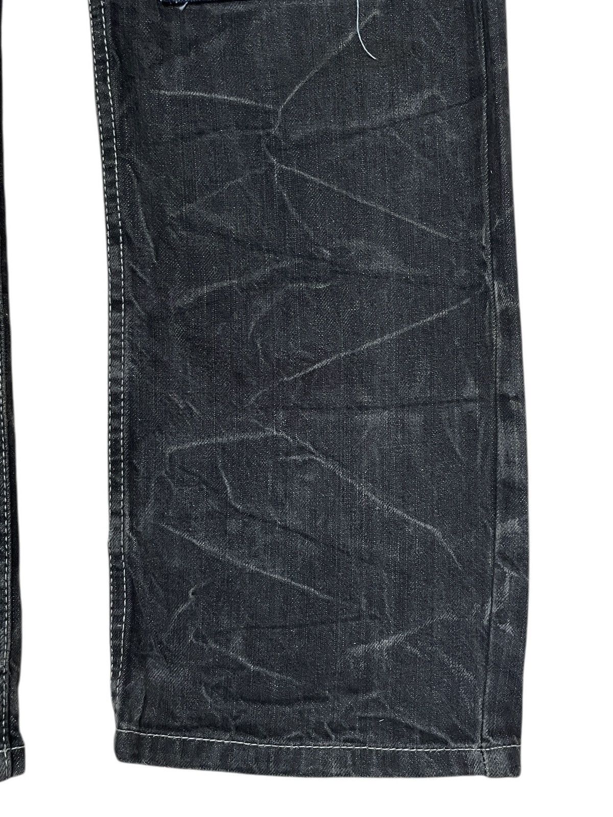 If Six Was Nine × Japanese Brand × Le Grande Bleu (L.G.B.) Vintage Japanese Brand Nylaus Double Waist Jeans 1990s Size US 31 - 6 Thumbnail